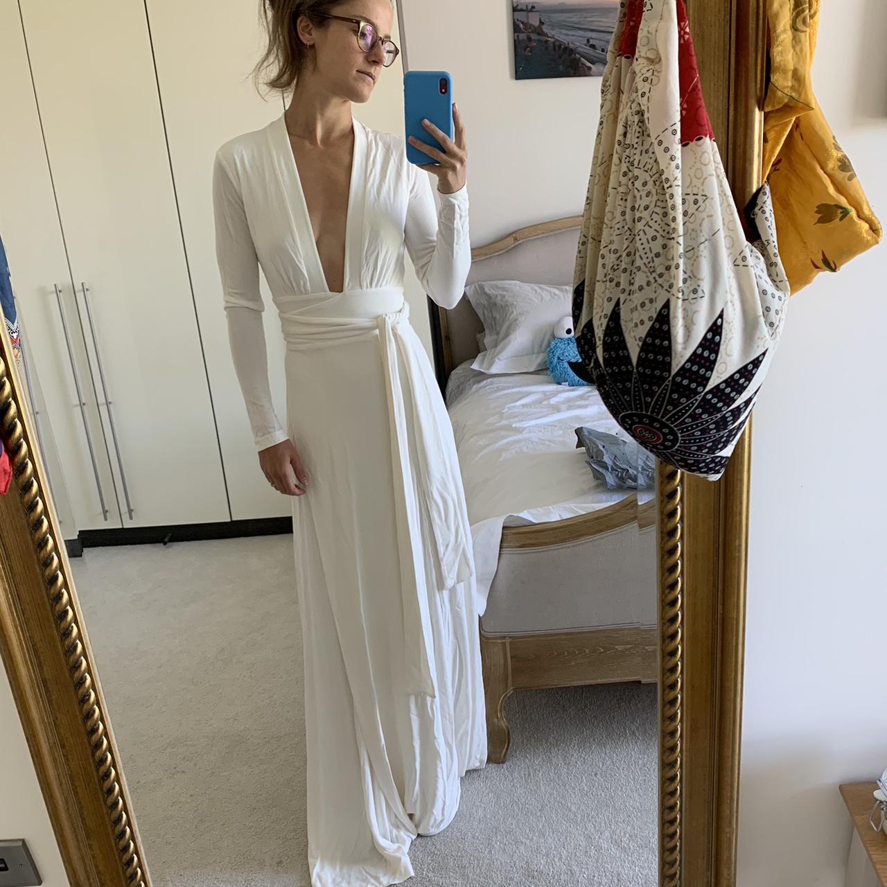 【海外限定】REISSドレス☆Ivory Rupa Draped Maxi Dress 海外限定】REISSドレス☆Ivory Rupa Draped Maxi Dress (REISS