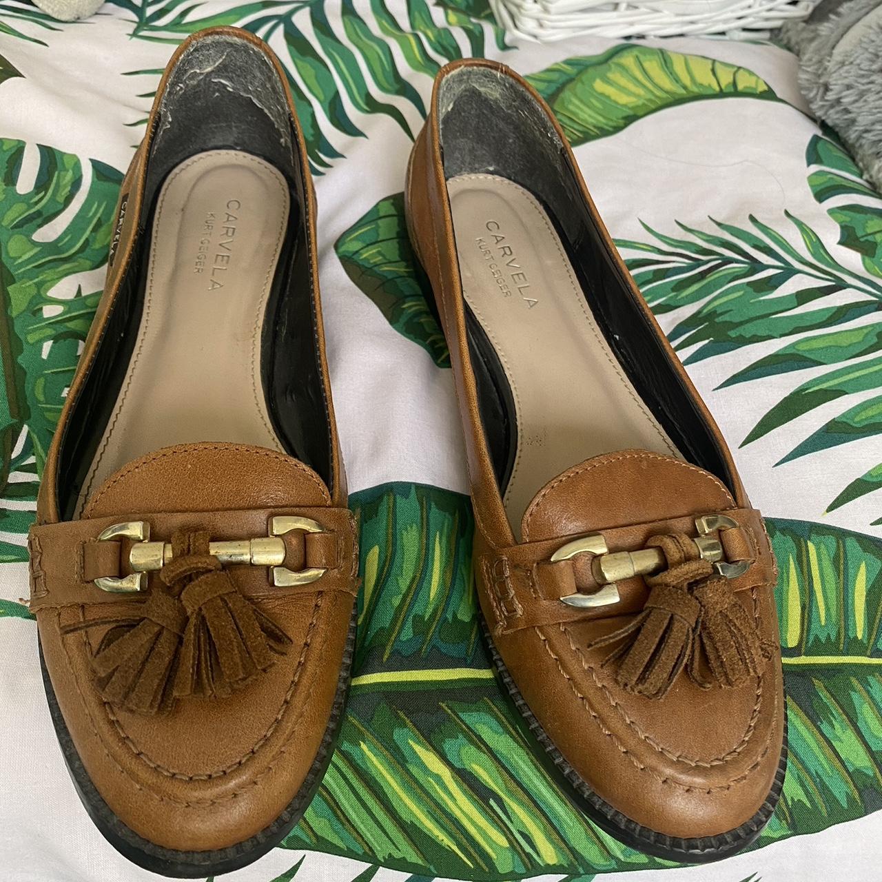 Carvela Women's Brown Loafers | Depop