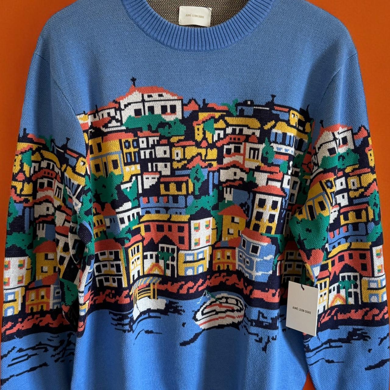 Aime Leon Dore Molyvos Sweater OG Blue. Brand new | Depop