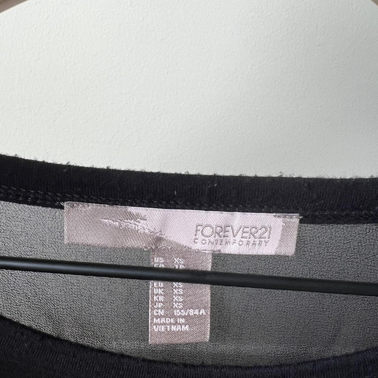 sheer black t shirt very soft flowy material Bought... Depop