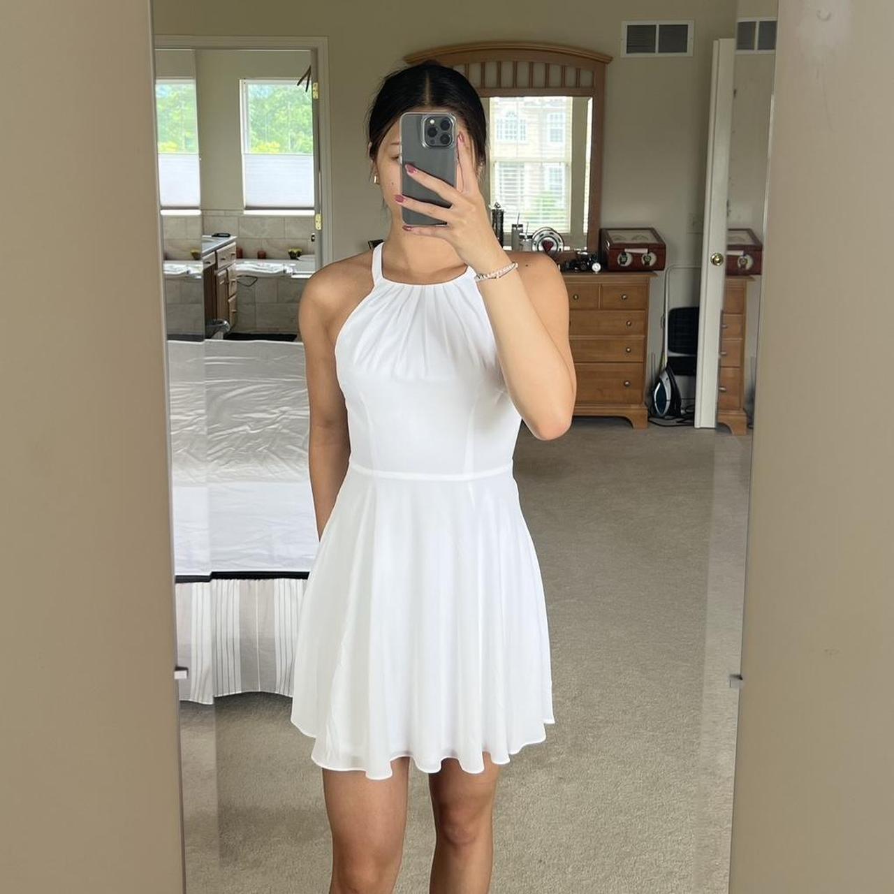 Express white skort top dress