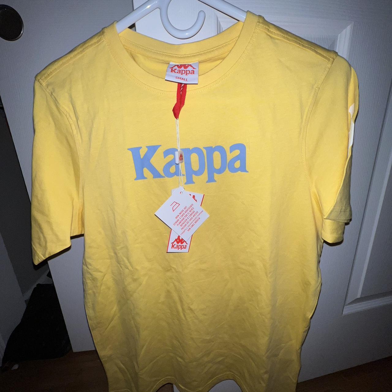 Kappa Men's Yellow T-shirt | Depop