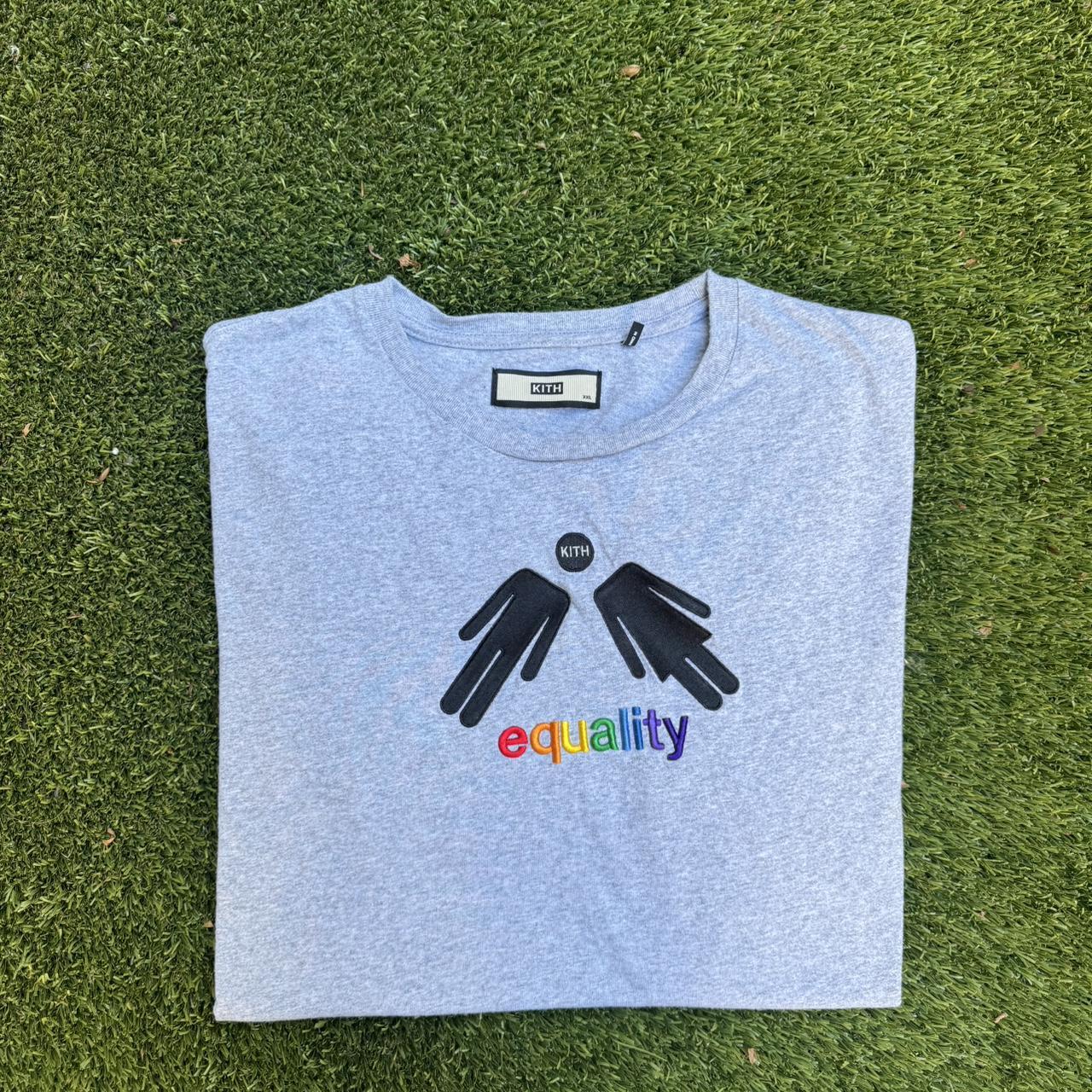 Kith Equality Heather Grey Short Sleeve Tee