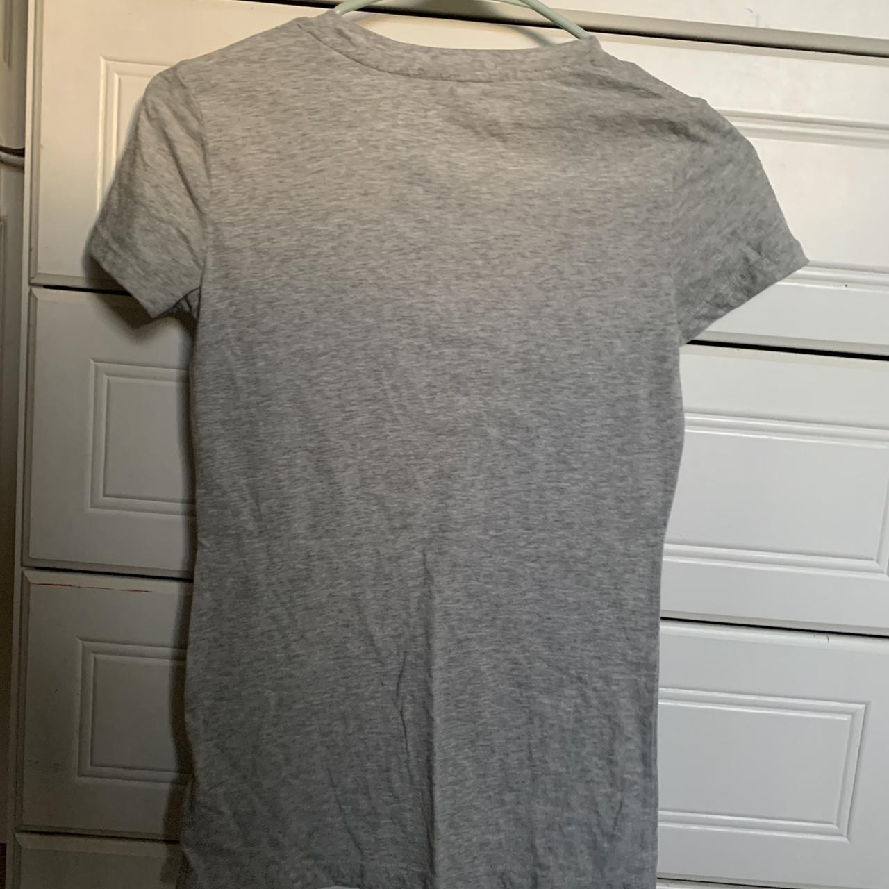 - grey aeropostale classic tee - no flaws, barely... - Depop