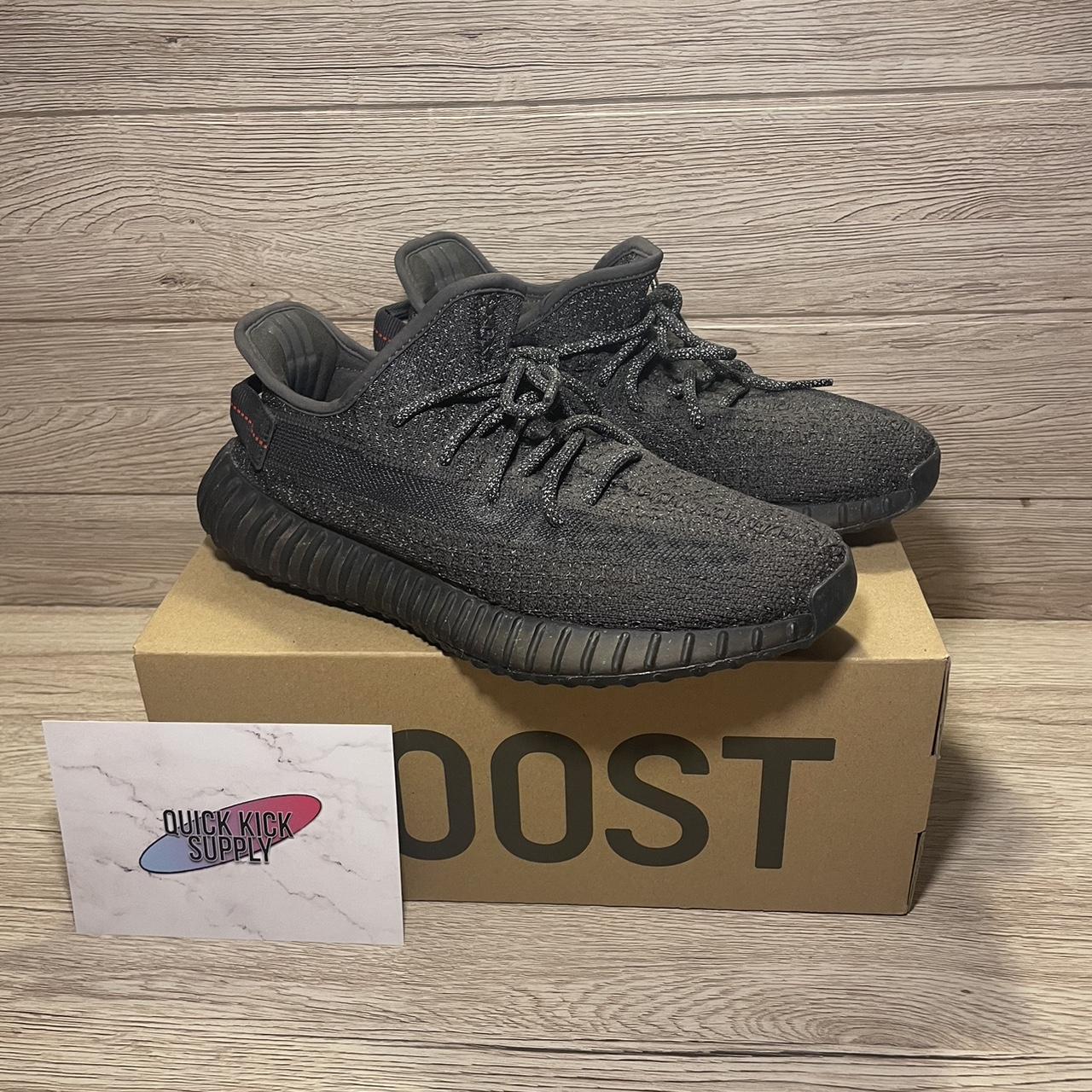 yeezy 350 black static reflective