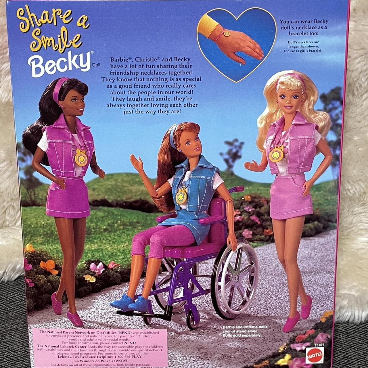 Share a Smile Becky Barbie in wheelchair Special. Depop