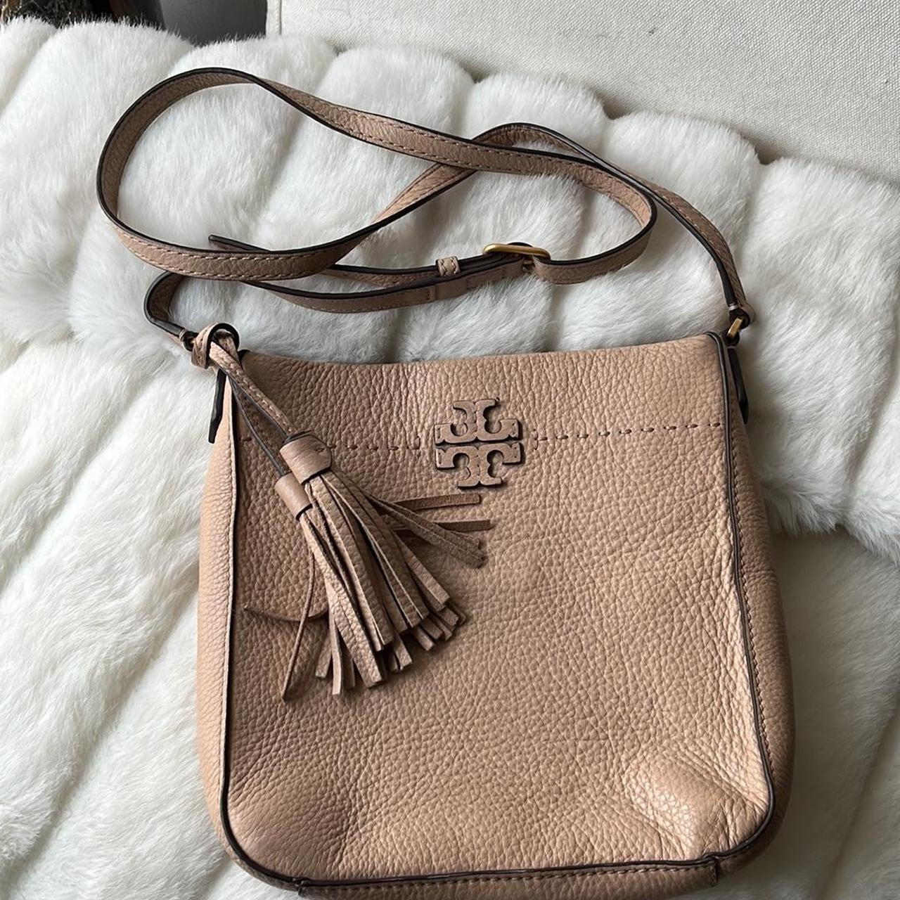 Tory Burch McGraw Leather Swingback in color Devon Depop