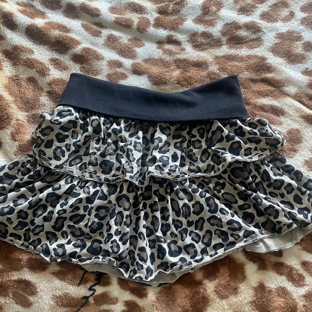 Hollister cheetah outlet skirt