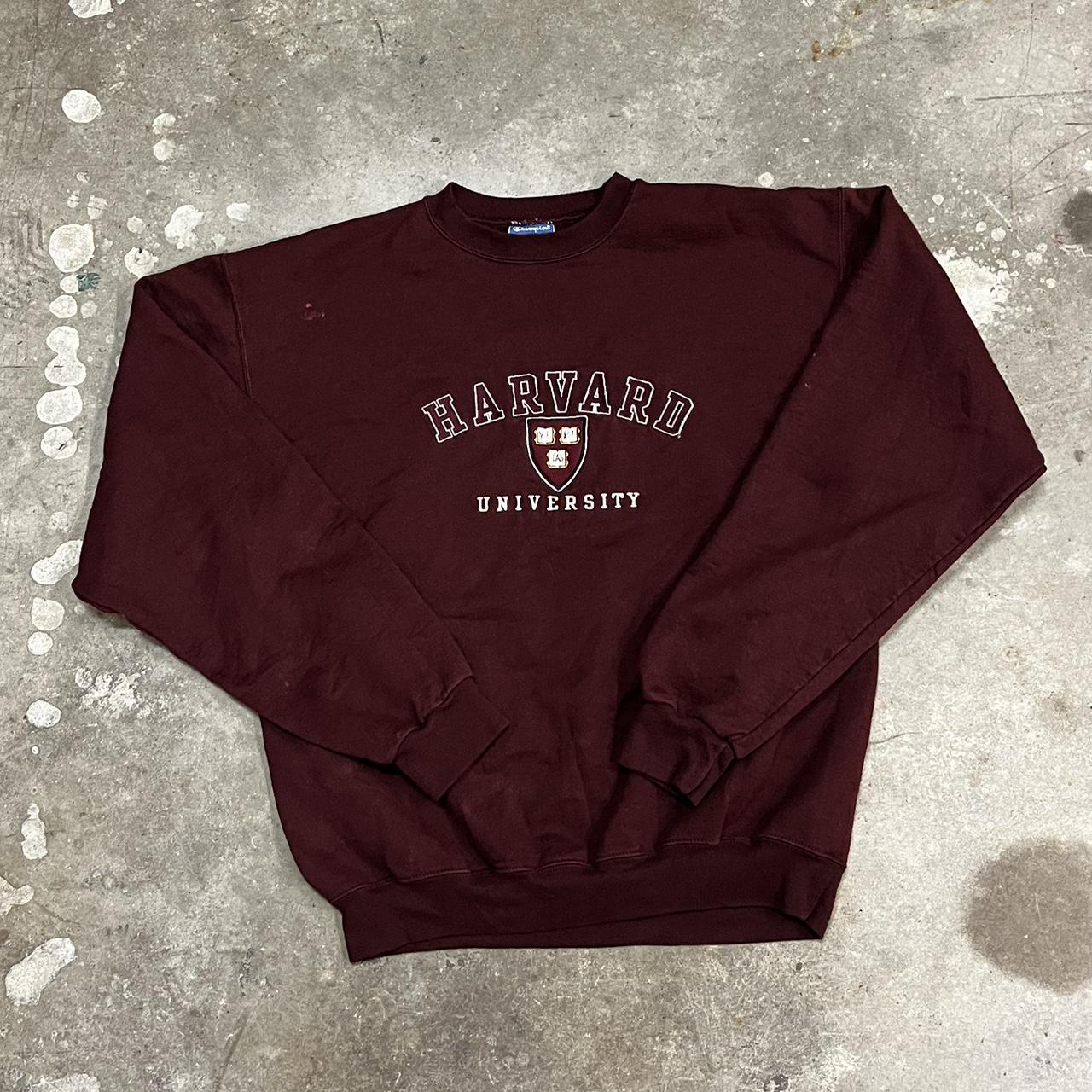 Harvard University Champion Crewneck Size M #Harvard... - Depop