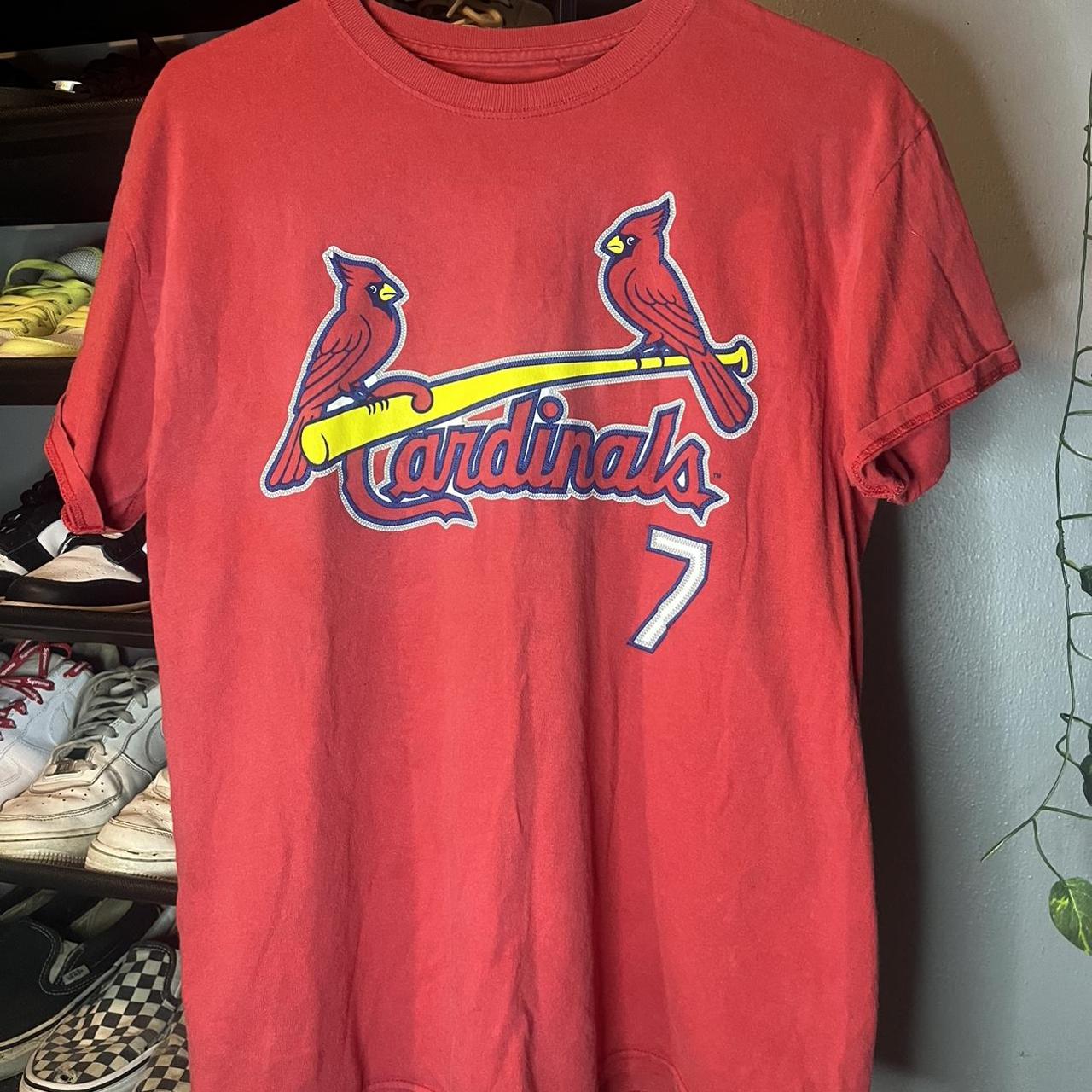 MLB OFFICIAL Cardinals Tee Majestic, Men's Fashion, Tops & Sets