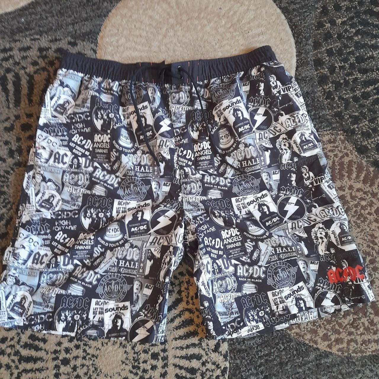 AC/DC officially licenced shorts! Wear these bad... | Depop