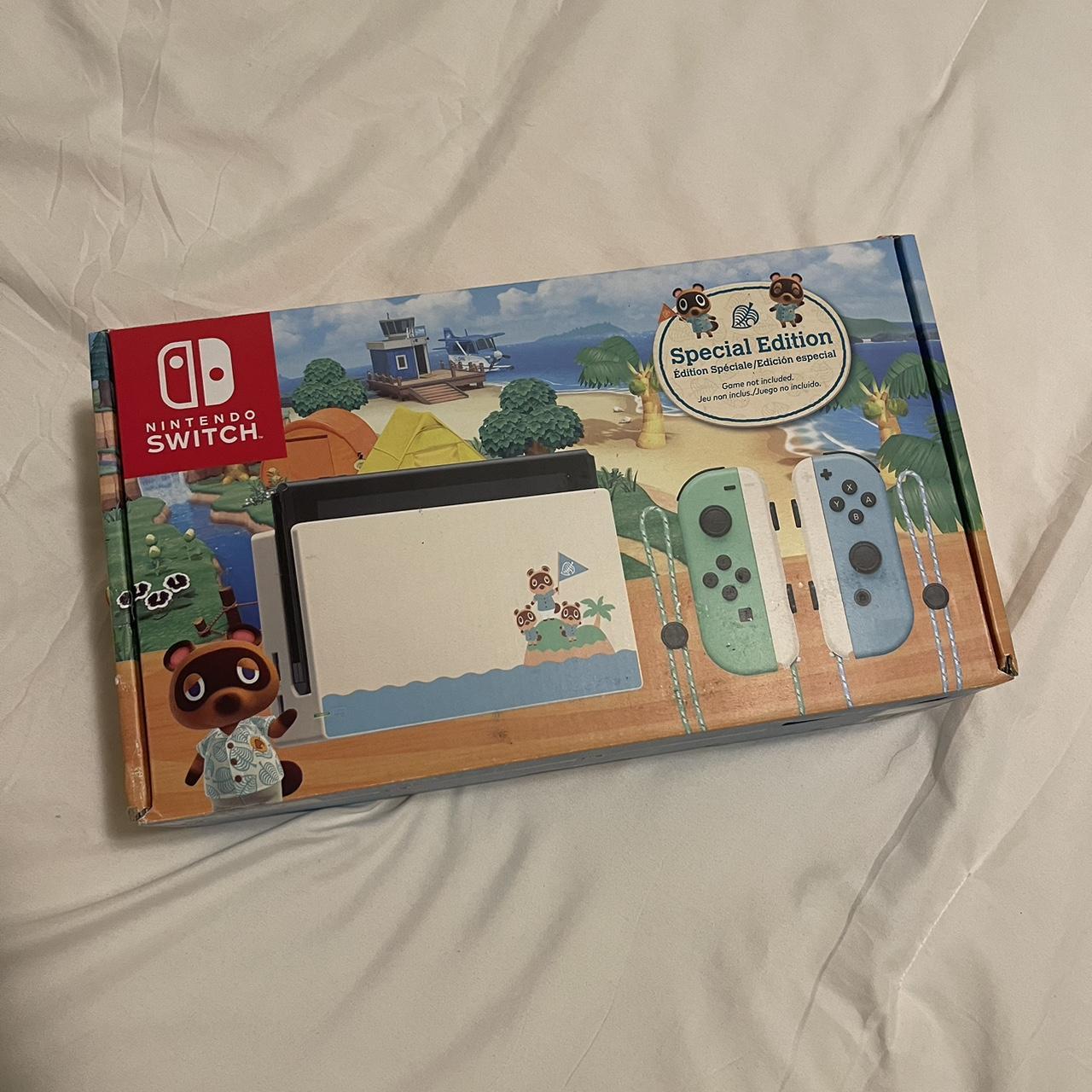 nintendo switch animal crossing BOX AND CASE ONLY.... - Depop