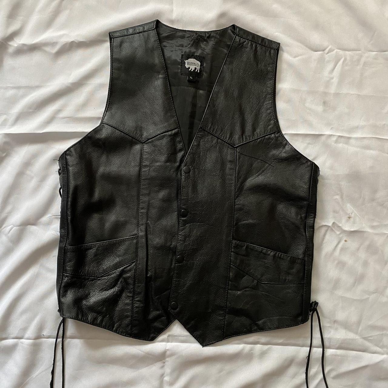 Men's Black Waistcoats-vests | Depop