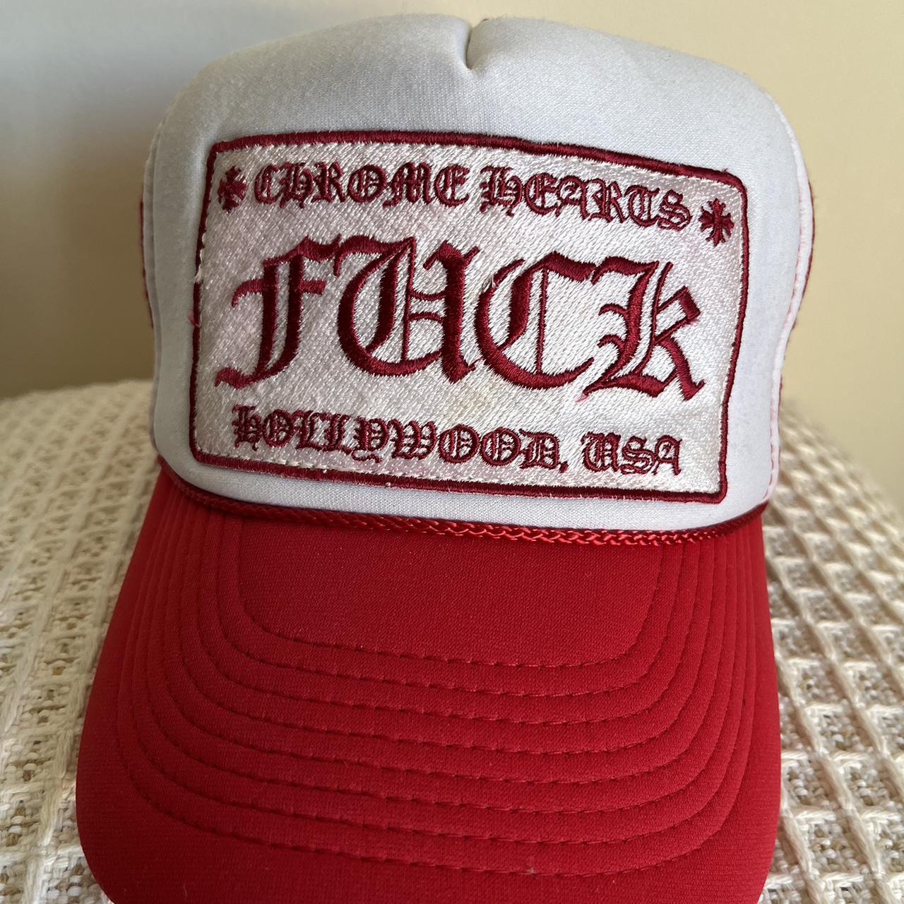 Rare Vintage Chrome Hearts FUCK Hollywood Trucker...