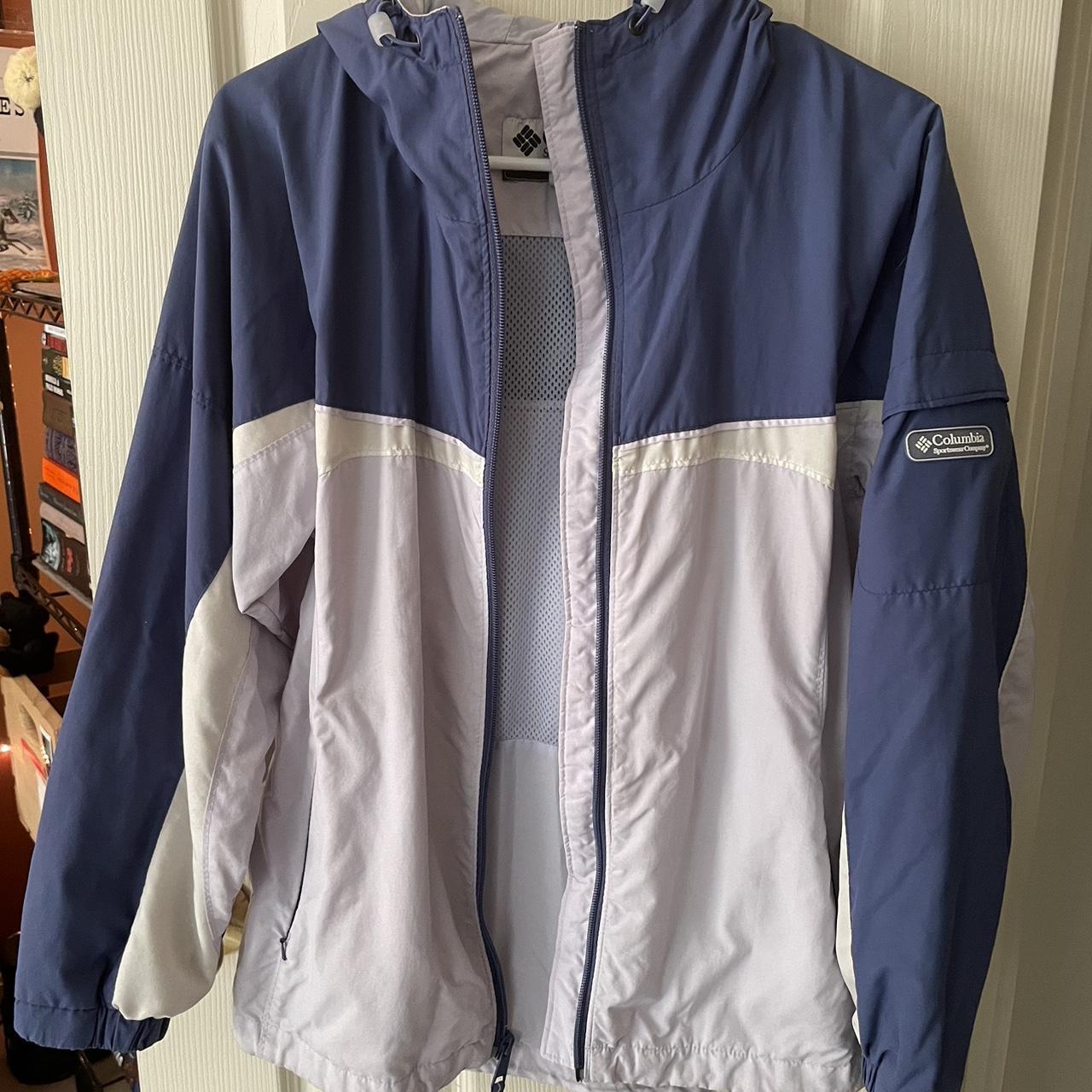 Columbia Women's Windbreaker Size Small -Good - Depop