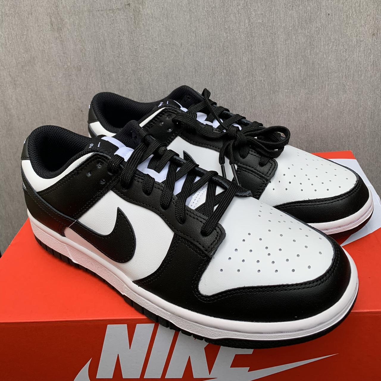 Nike dunk low panda Uk size 9.5 Brand new with... - Depop