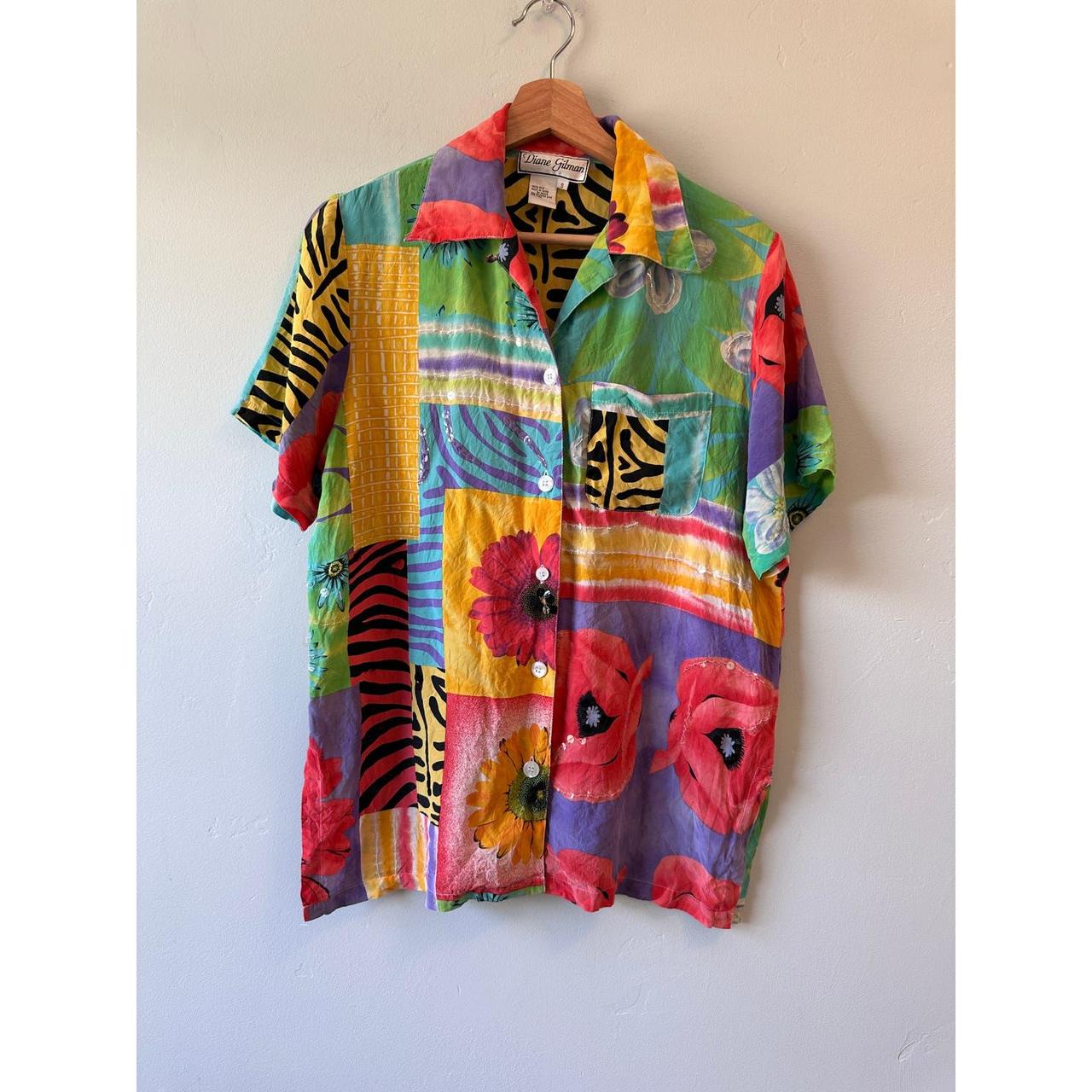 Diane high quality Gilman Tropical Silk Blouse