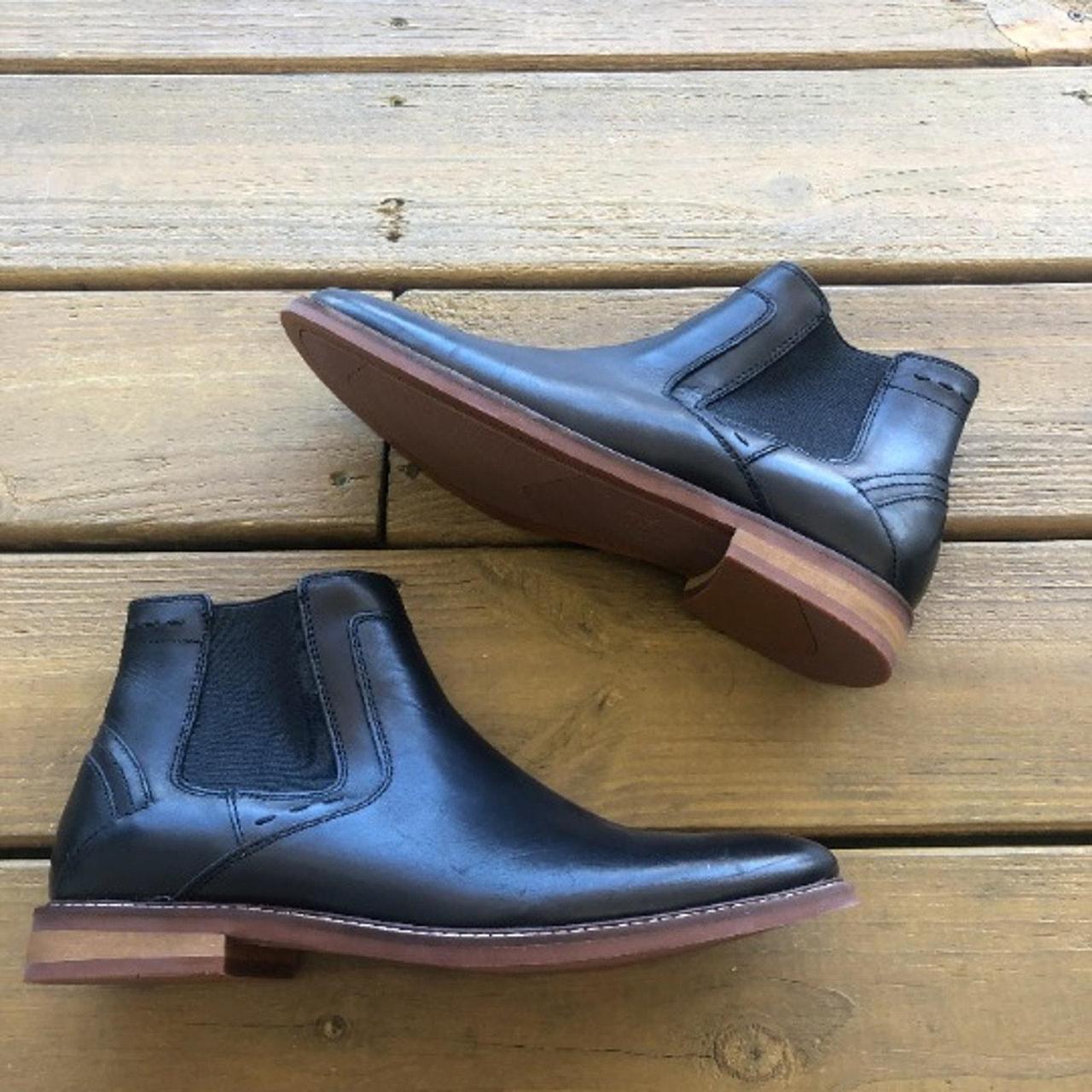 Brand New Aiden Mason Black Leather Dress shoes. Depop