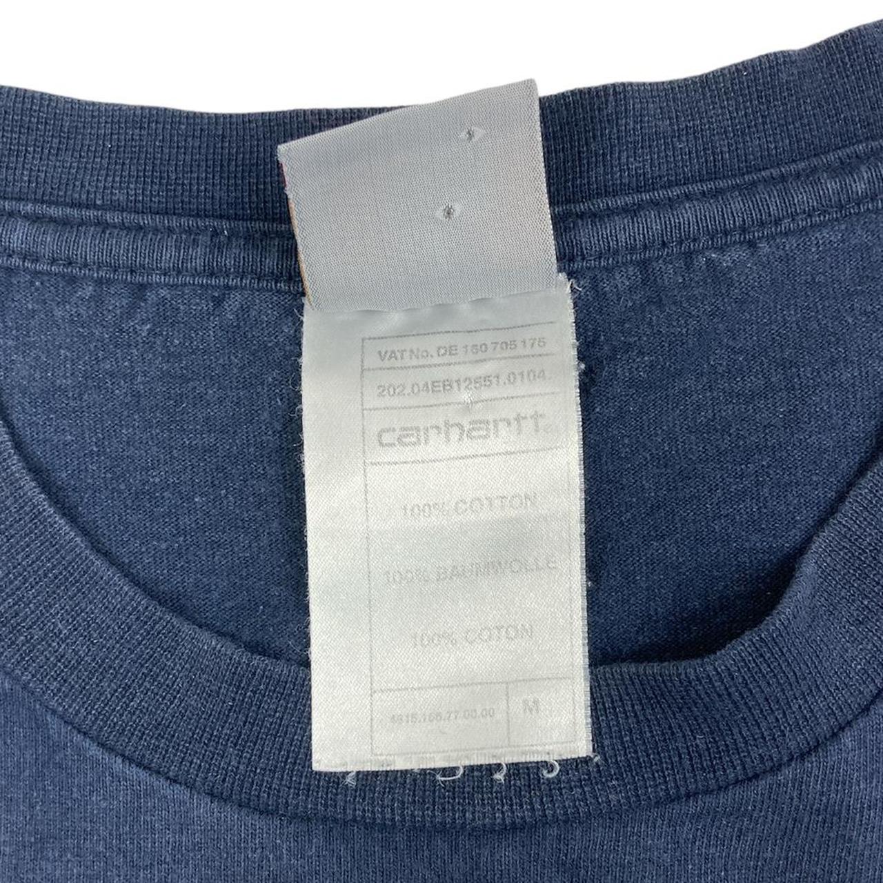 Vintage Carhartt Navy TShirt Measurements 📐 Top... Depop