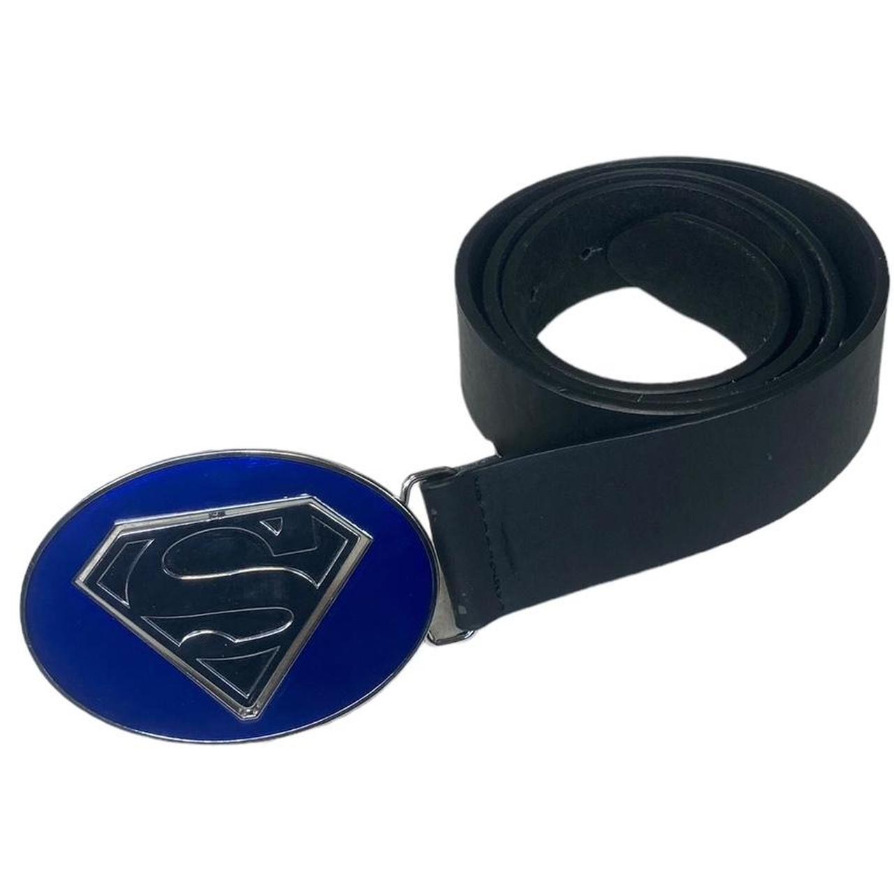 Kids Belt Superman Belt Buckle Belt Graphic Clamp Buckle Superman