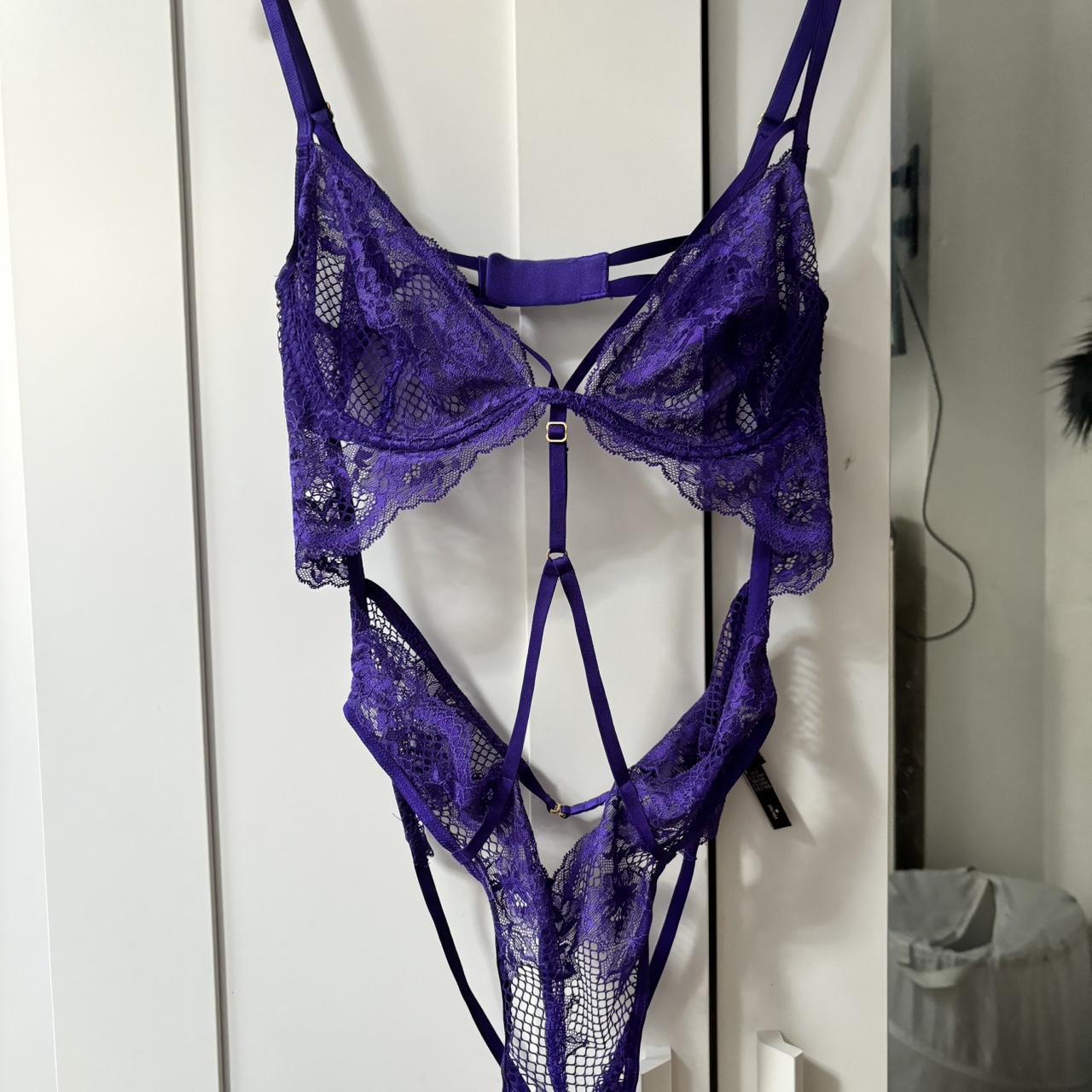 Purple Victoria secret body suit Never worn but no... - Depop