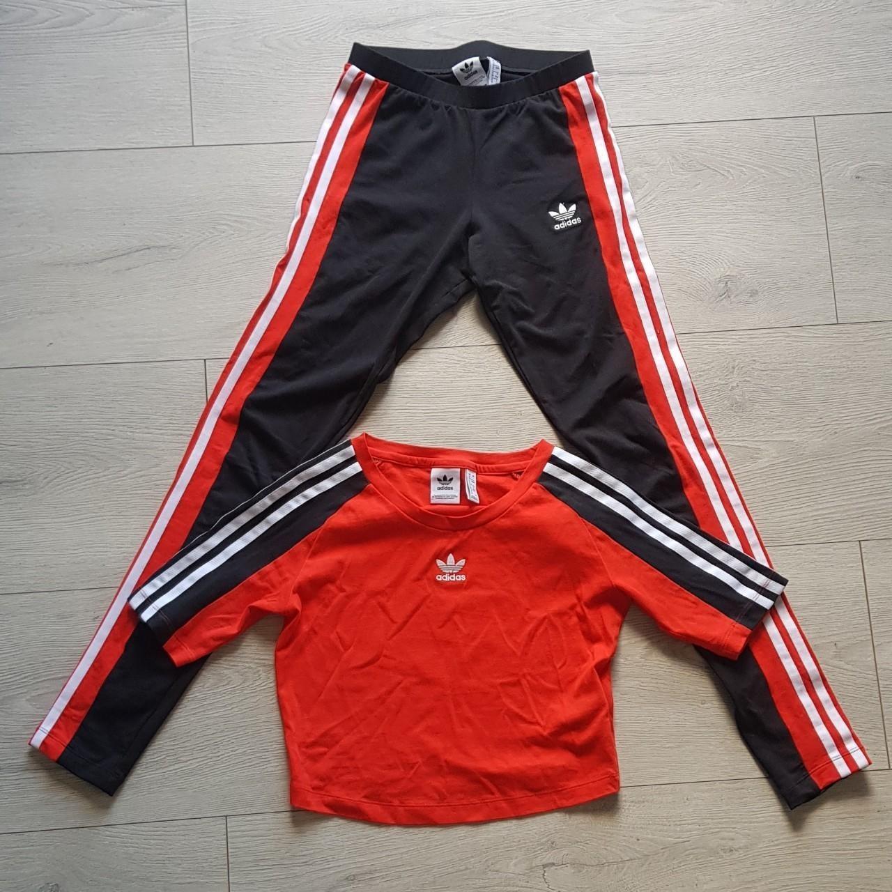 ADIDAS GYM SET Matching Cotton Lycra. Depop