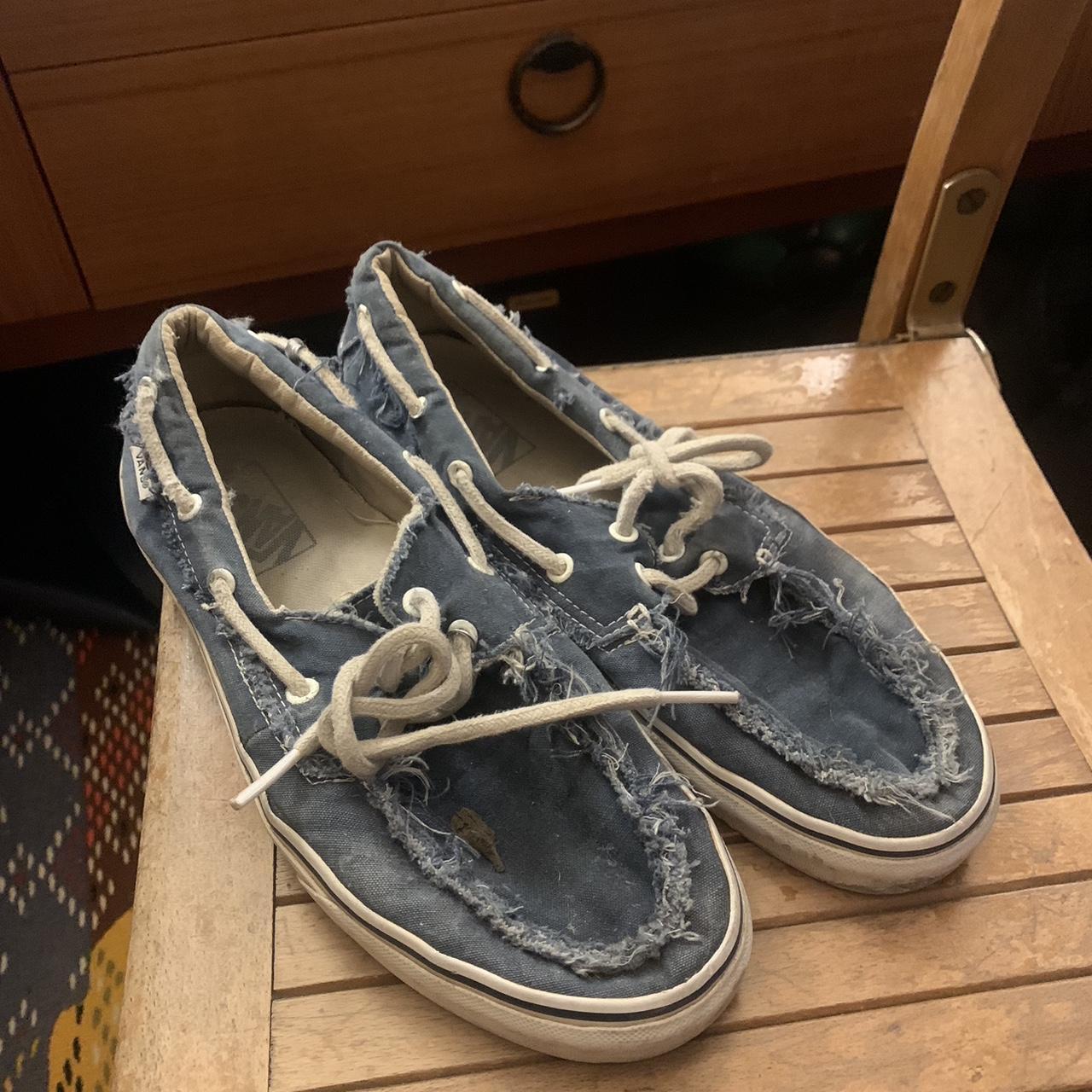 Vans skater style boat shoe. Haven’t worn them in... Depop