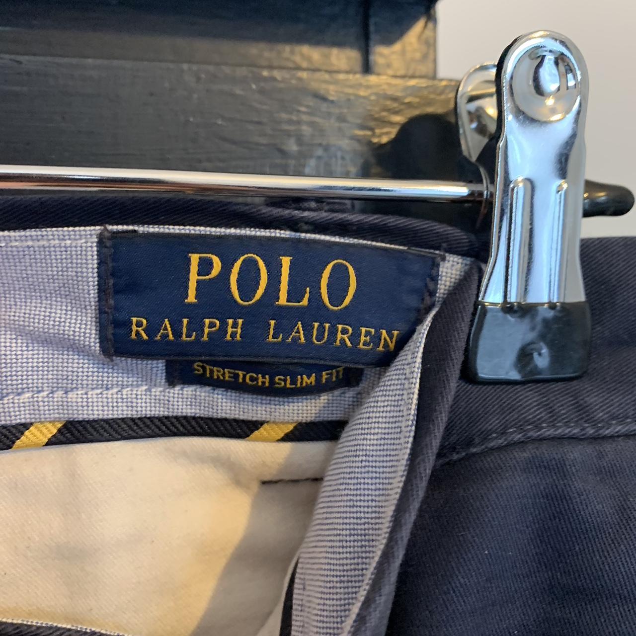 Polo Ralph Lauren navy slim chinos 38R. - Depop
