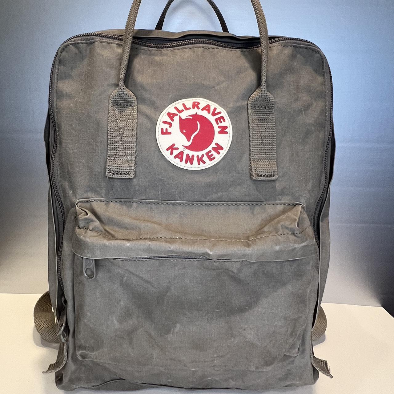 kanken backpack light grey