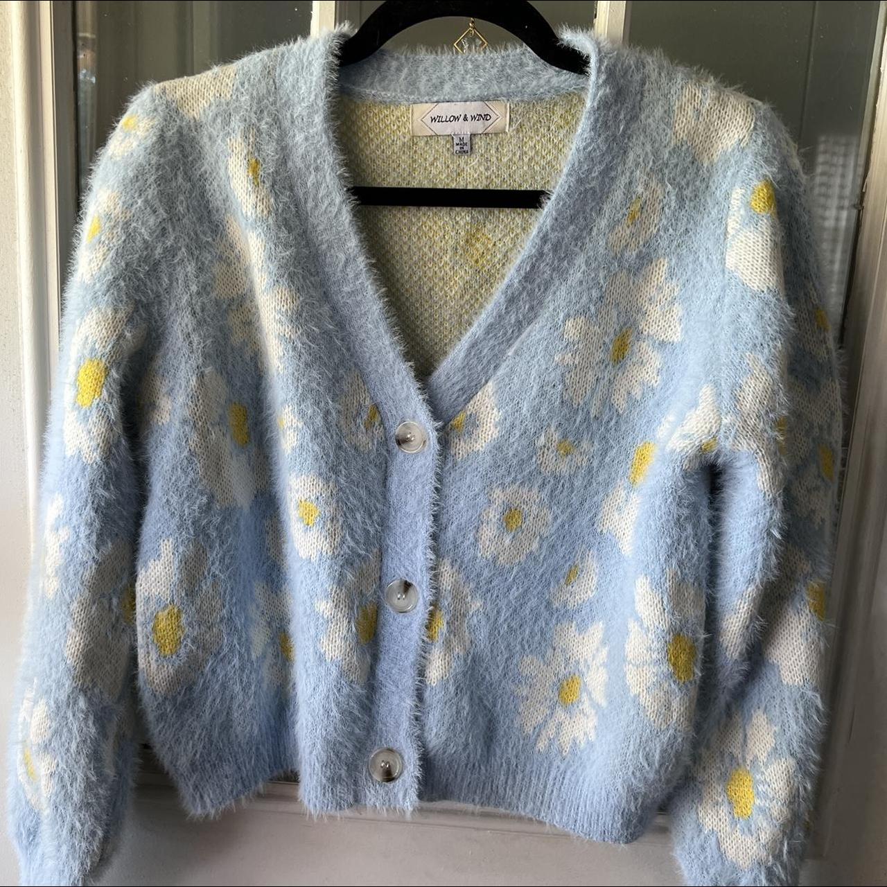 Soft fluffy store cardigan