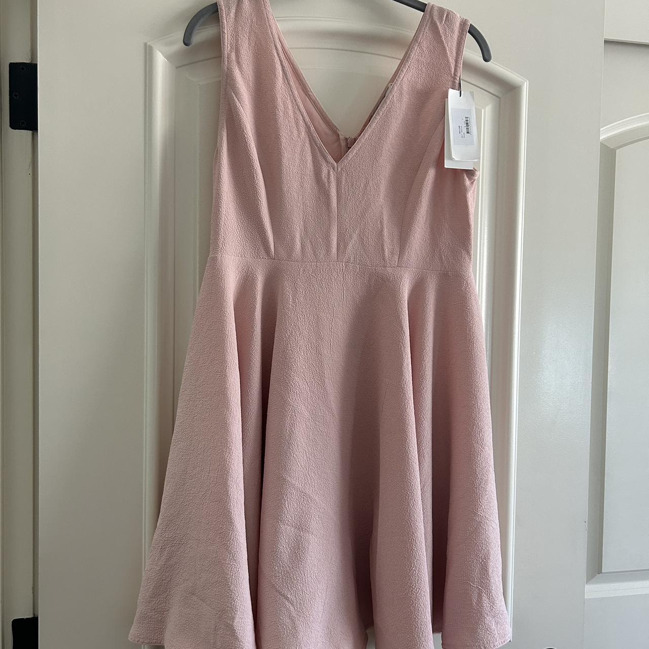 Sandro crepe skater dress in buy rose color size small