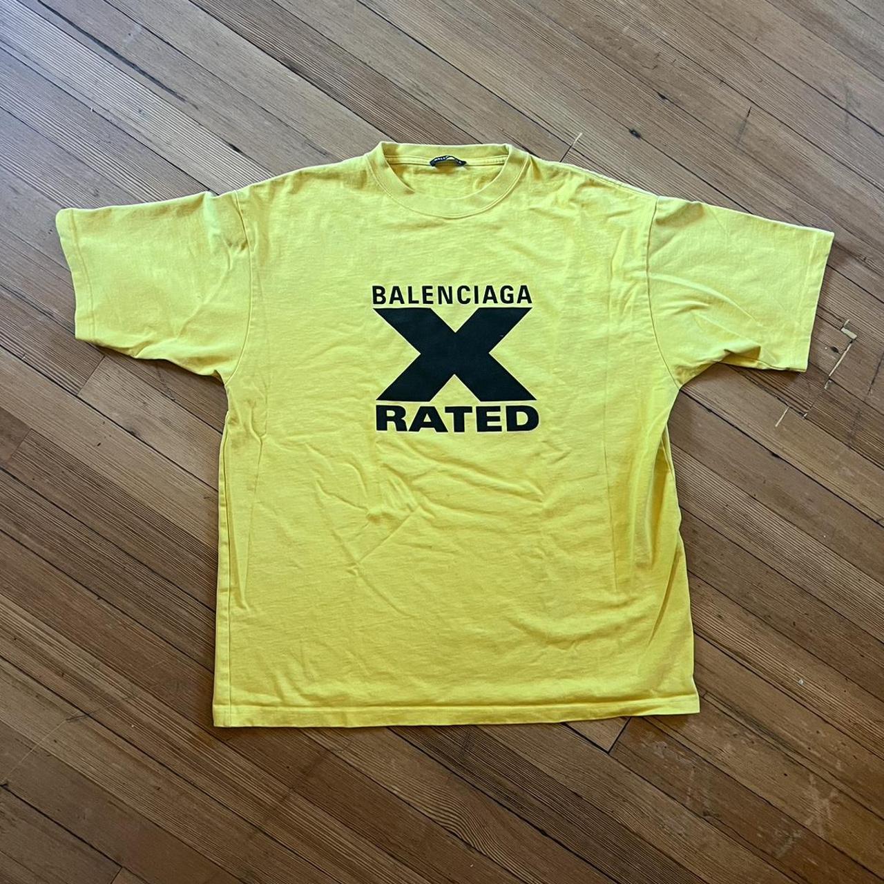 Balenciaga X-Rated T-shirt Condition is good (as... - Depop