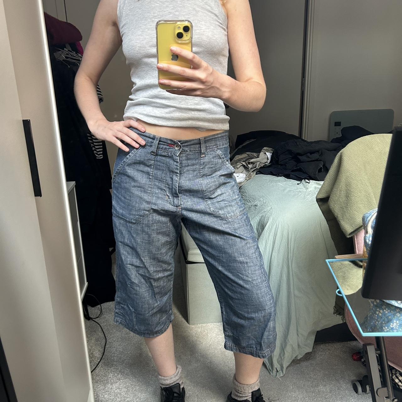 Jorts ! super cool denim shorts 29” waist 17”... Depop