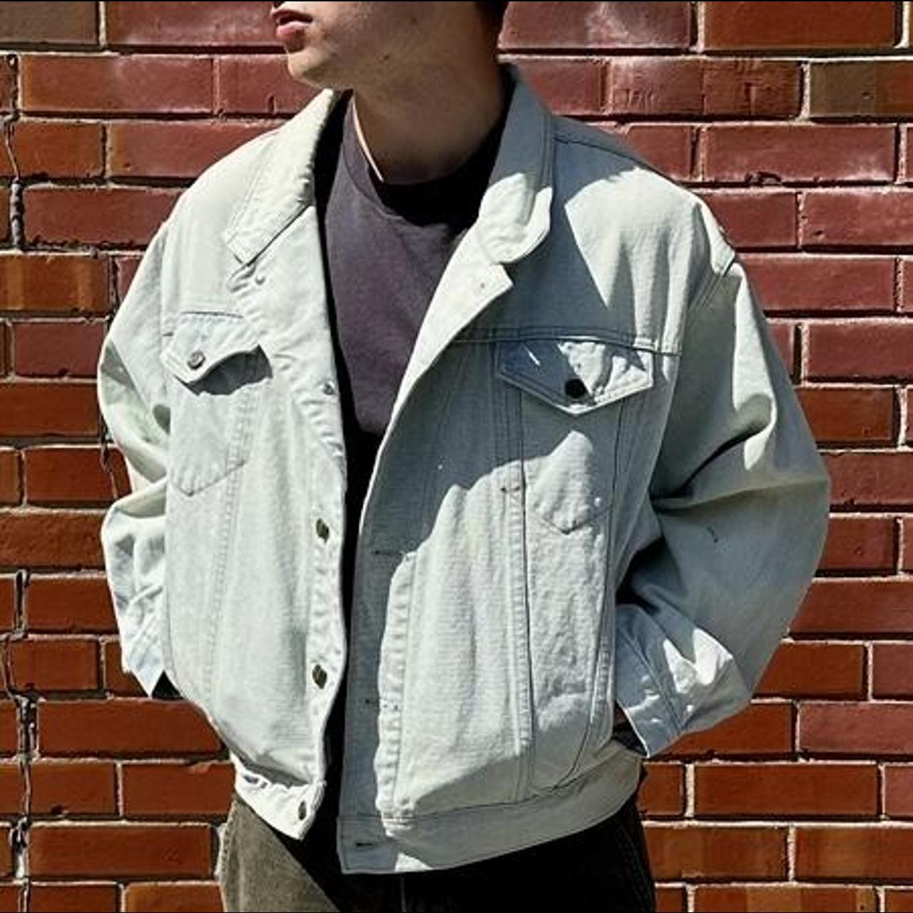 Vintage Men's Bomber Jacket - Blue - L