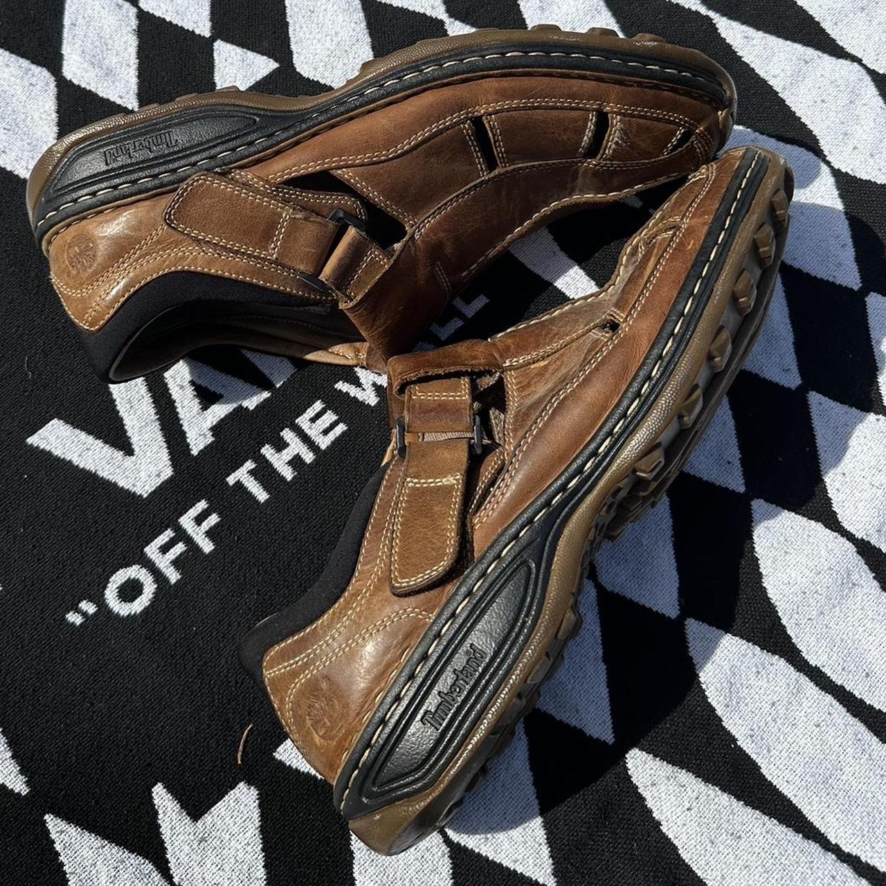 Timberland Leather Enclosed Sandals Birkenstock... Depop