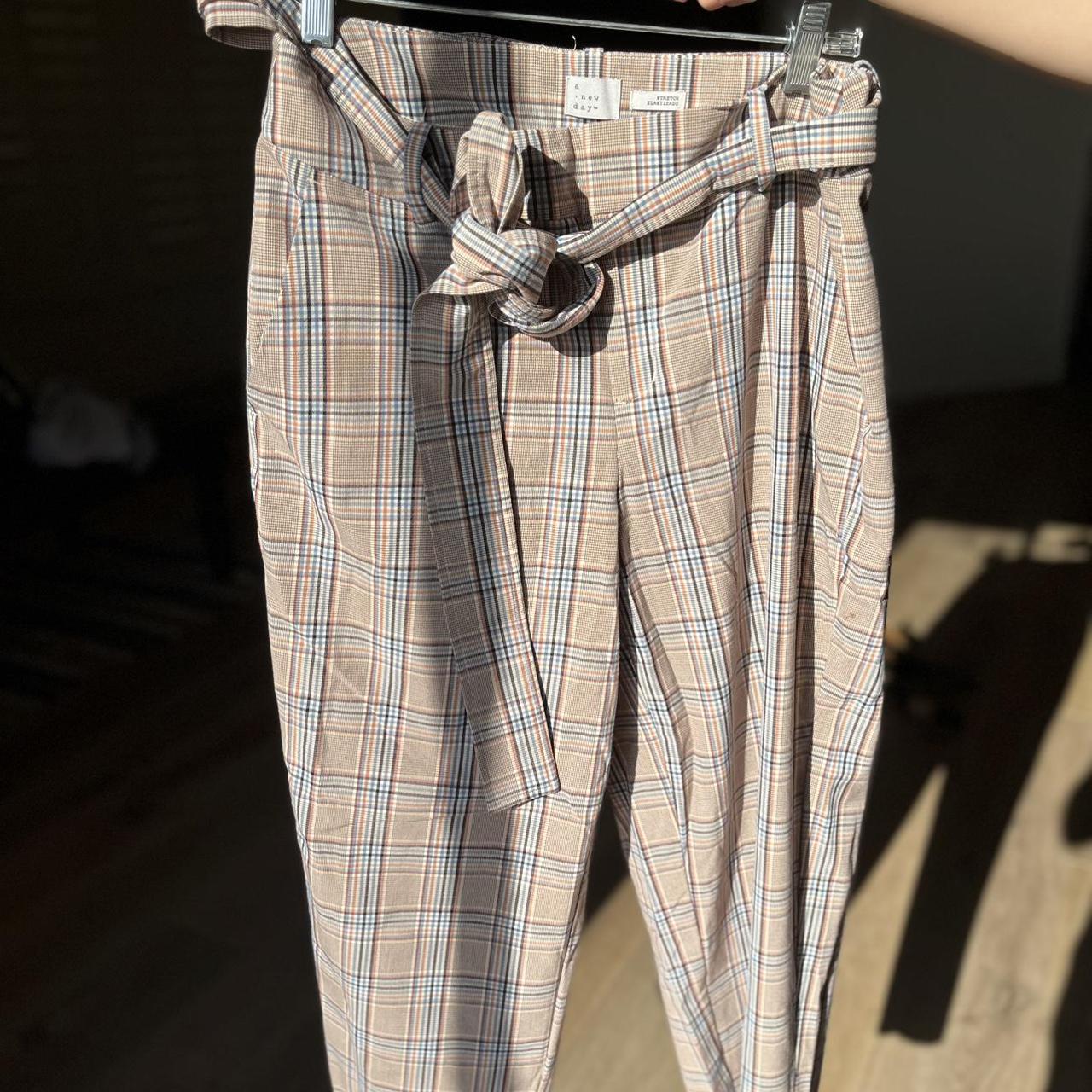 Women's plaid sales pants target