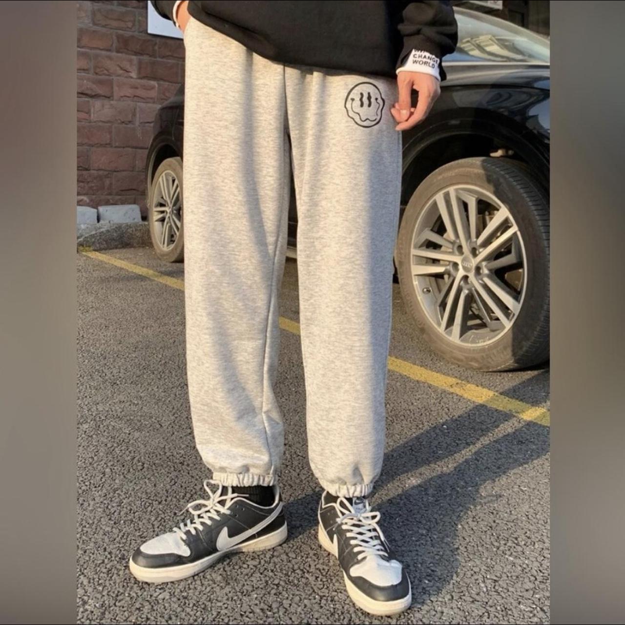 Men Cartoon Graphic Sweatpants - Depop