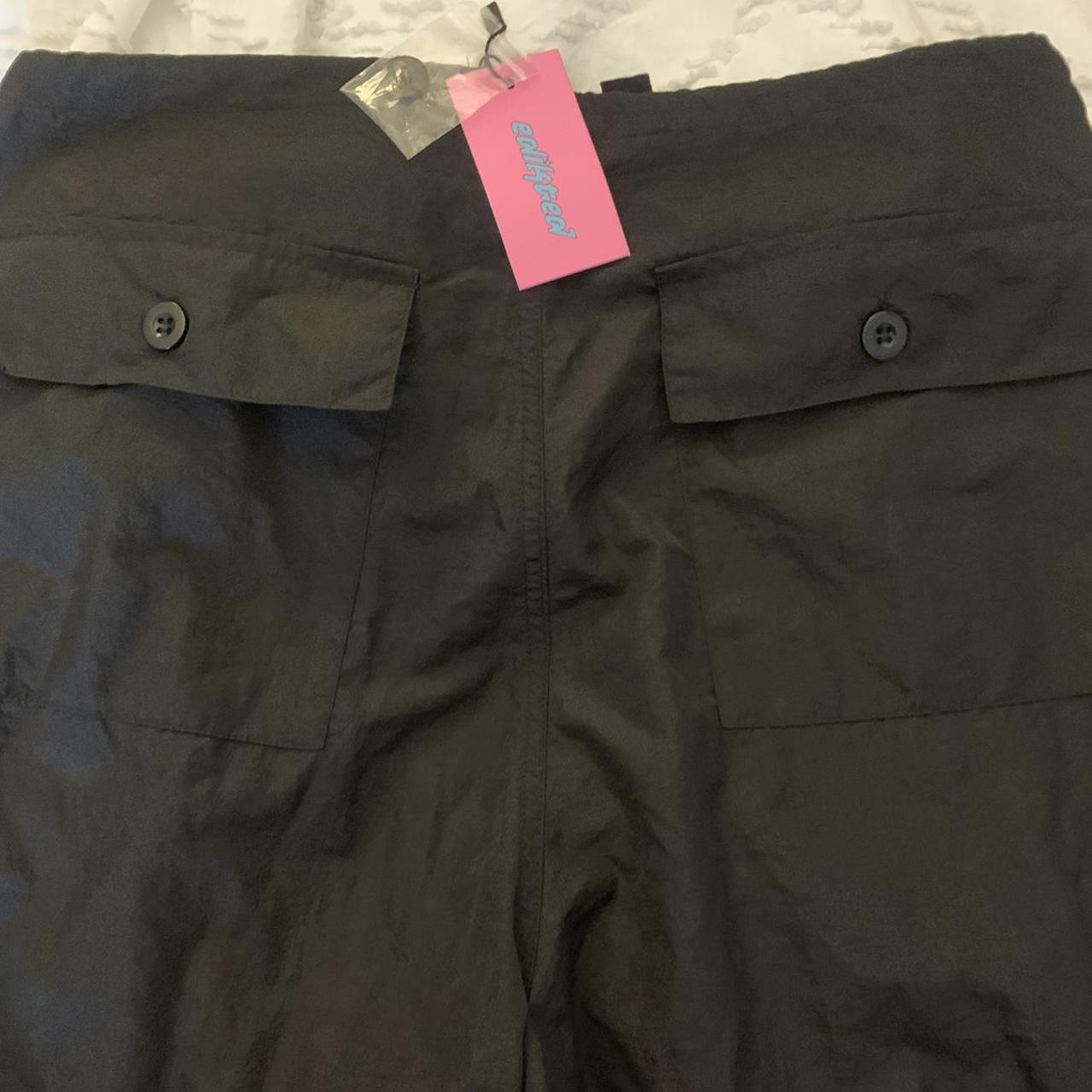 Edikted rian nylon cargo pants new with tags never... - Depop