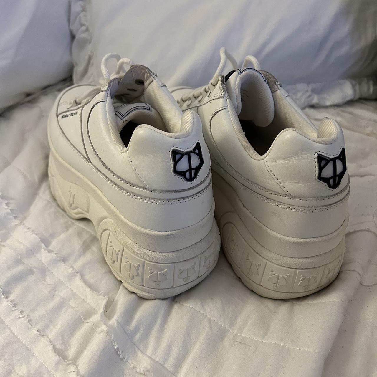 SPORTY WHITE LEATHER - Depop