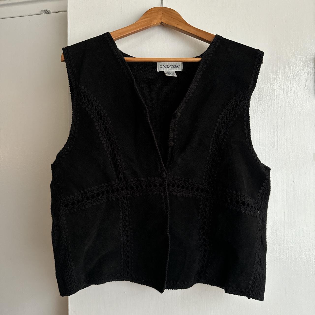 Leather vest - Depop