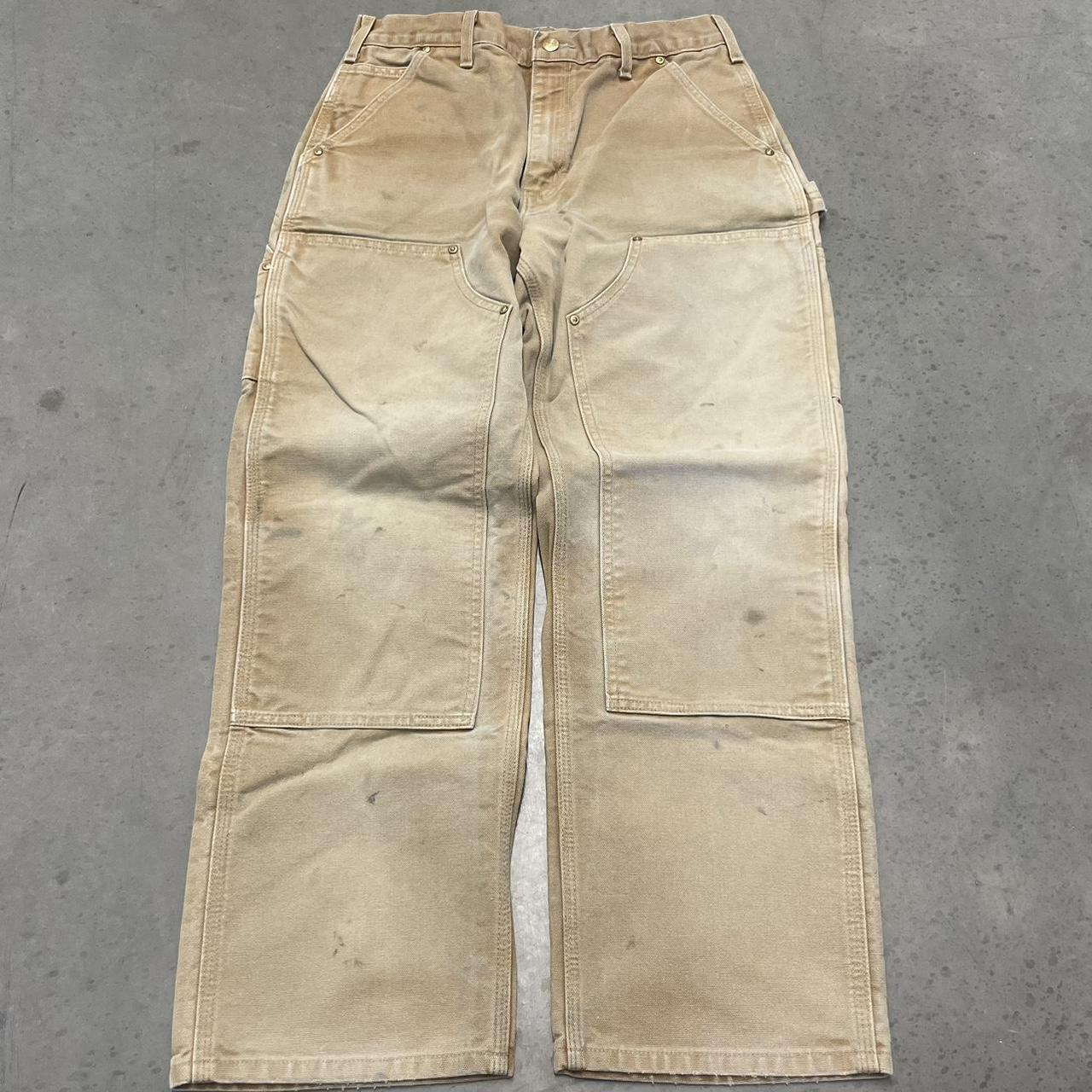 Vintage 90s Carhartt Tan Double Knee cheapest Pants