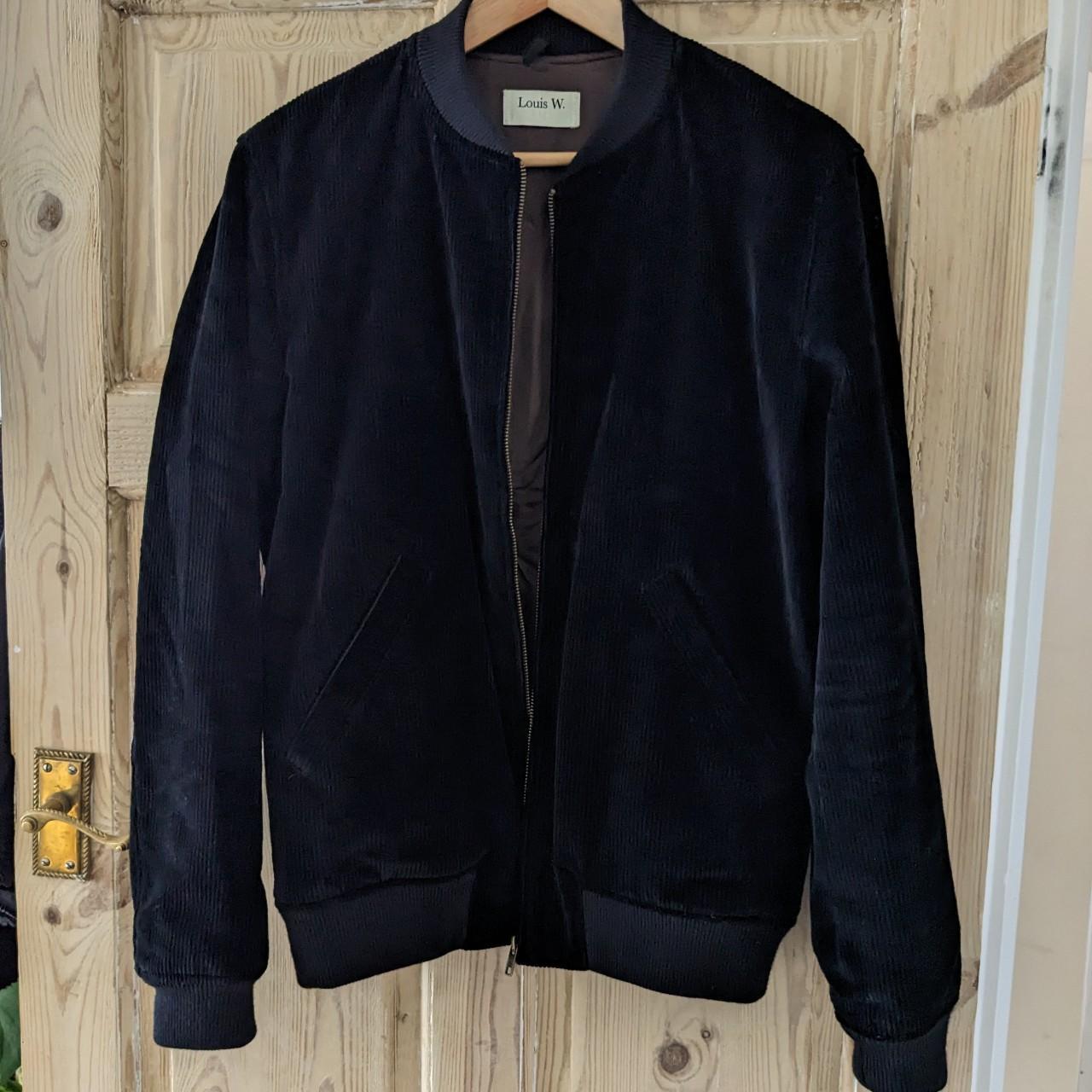 A.P.C x Louis W Corduroy Bomber Jacket Black