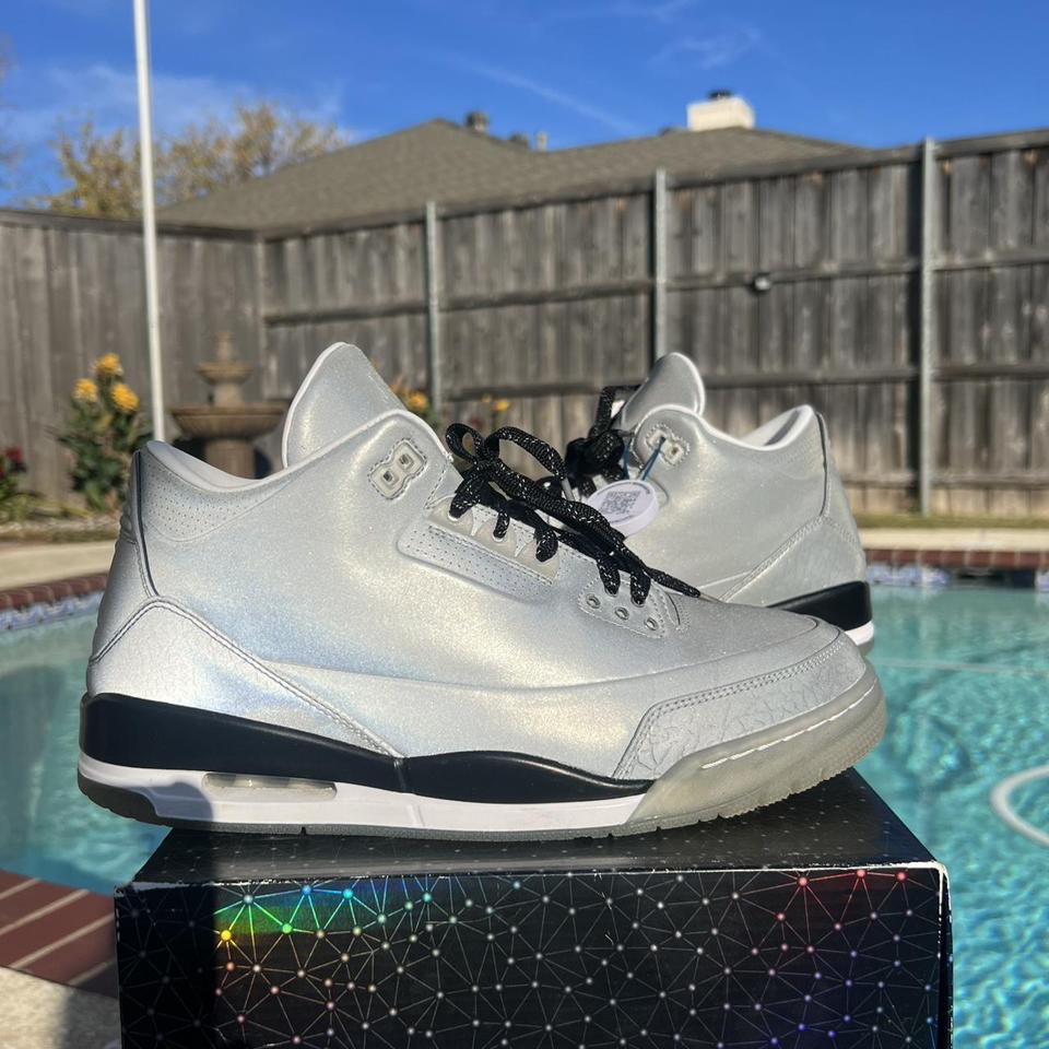 Jordan 3 hotsell 5lab3 silver