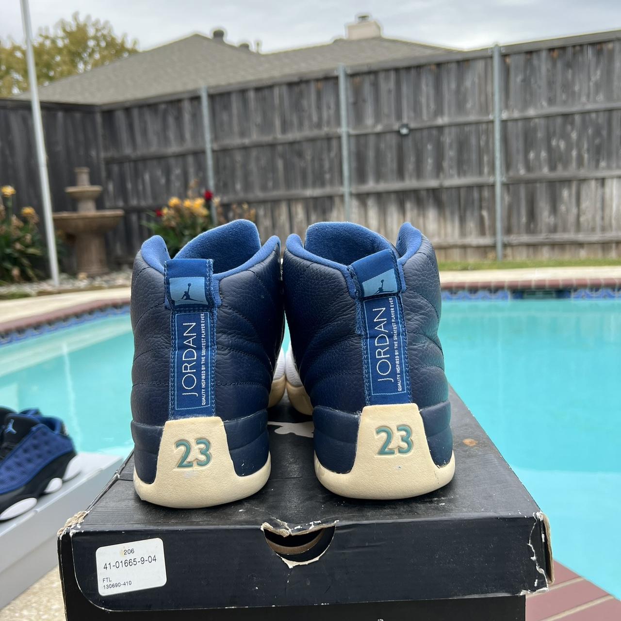 Jordans 12 navy blue online