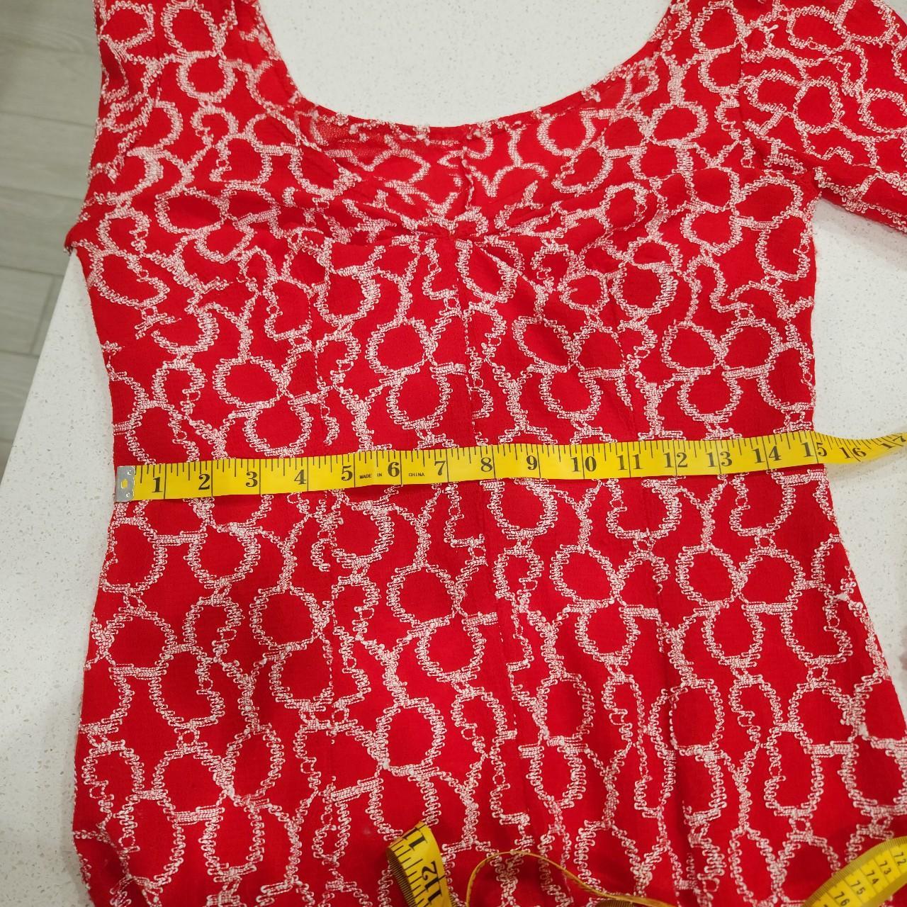 VINTAGE RED / ORANGE 90'S Y2K DRESS FLOOR LEANGTH... - Depop