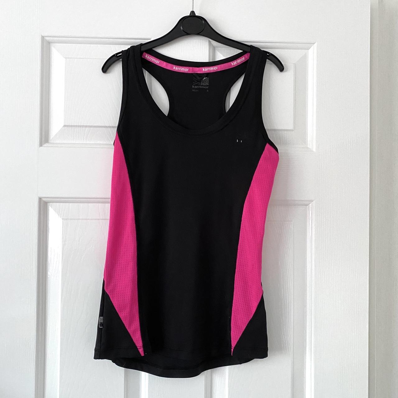 Karrimor Womens Black And Pink Running Vest Sports... Depop