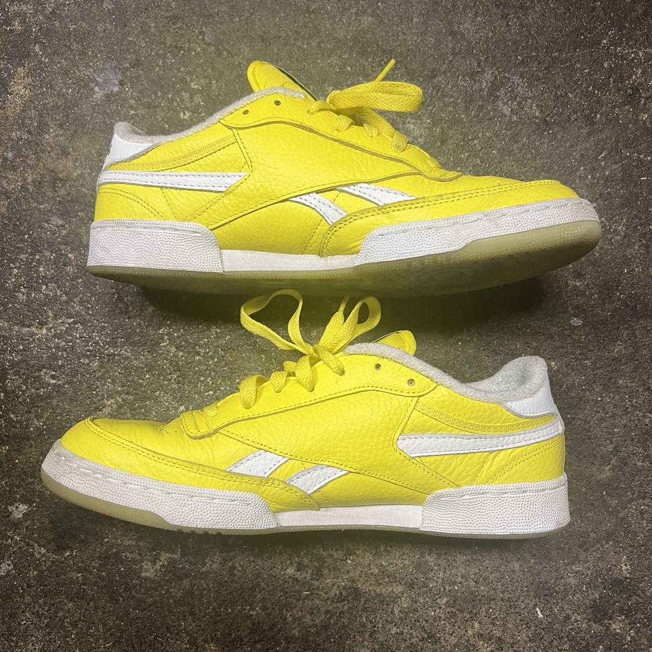 Reebok yellow hot sale trainers