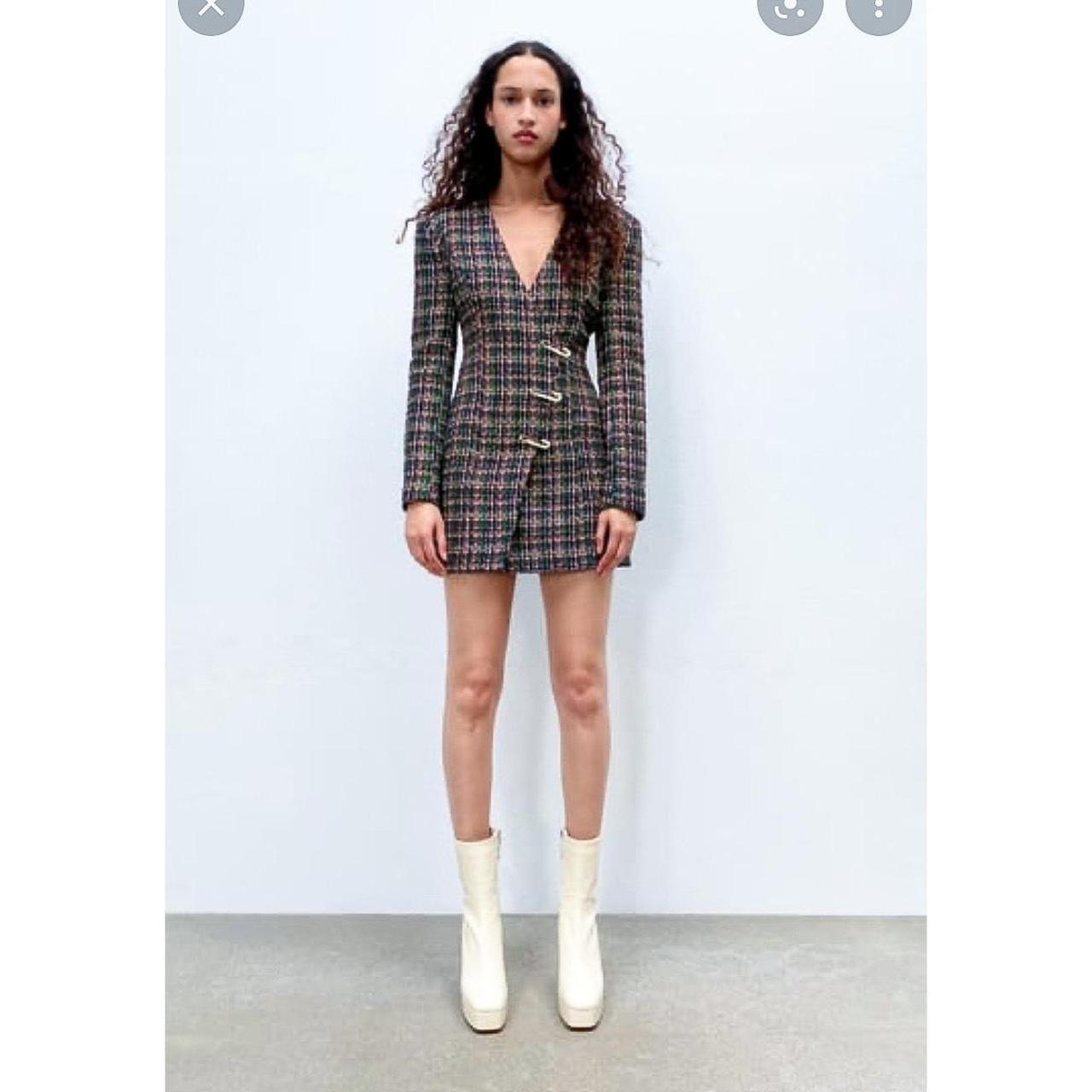 Tweed blazer dress on sale zara