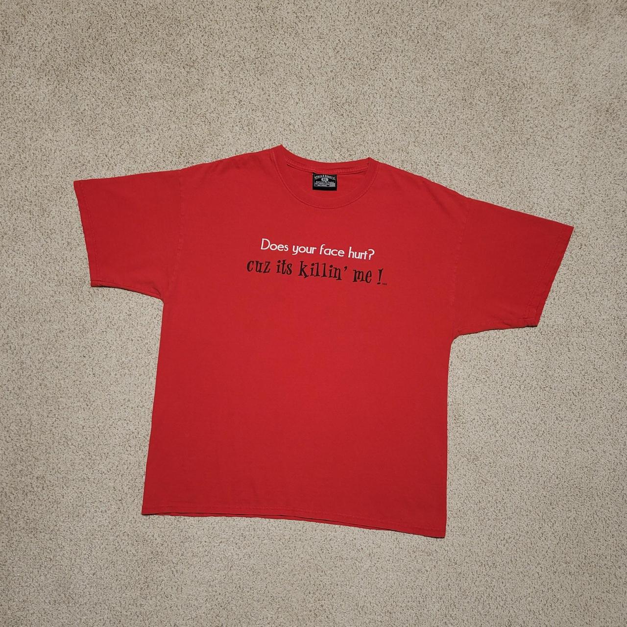 Steve & Barry's Men's Black and Red T-shirt | Depop