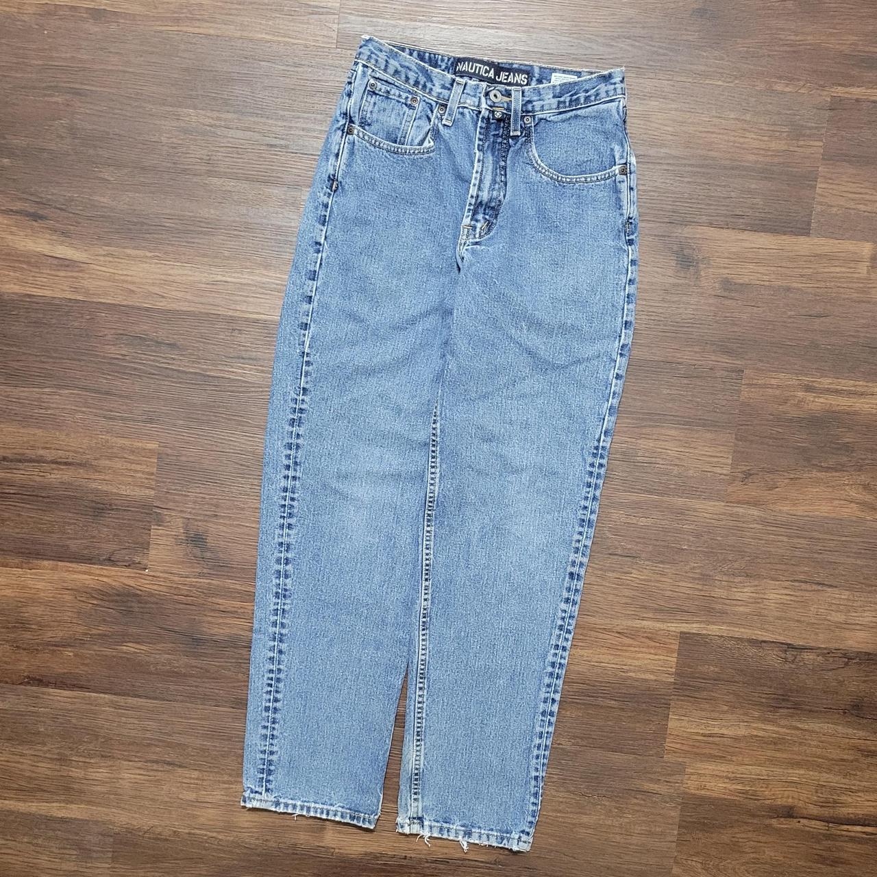 Vintage 1990s Nautica Jeans Company Medium Wash Made... - Depop